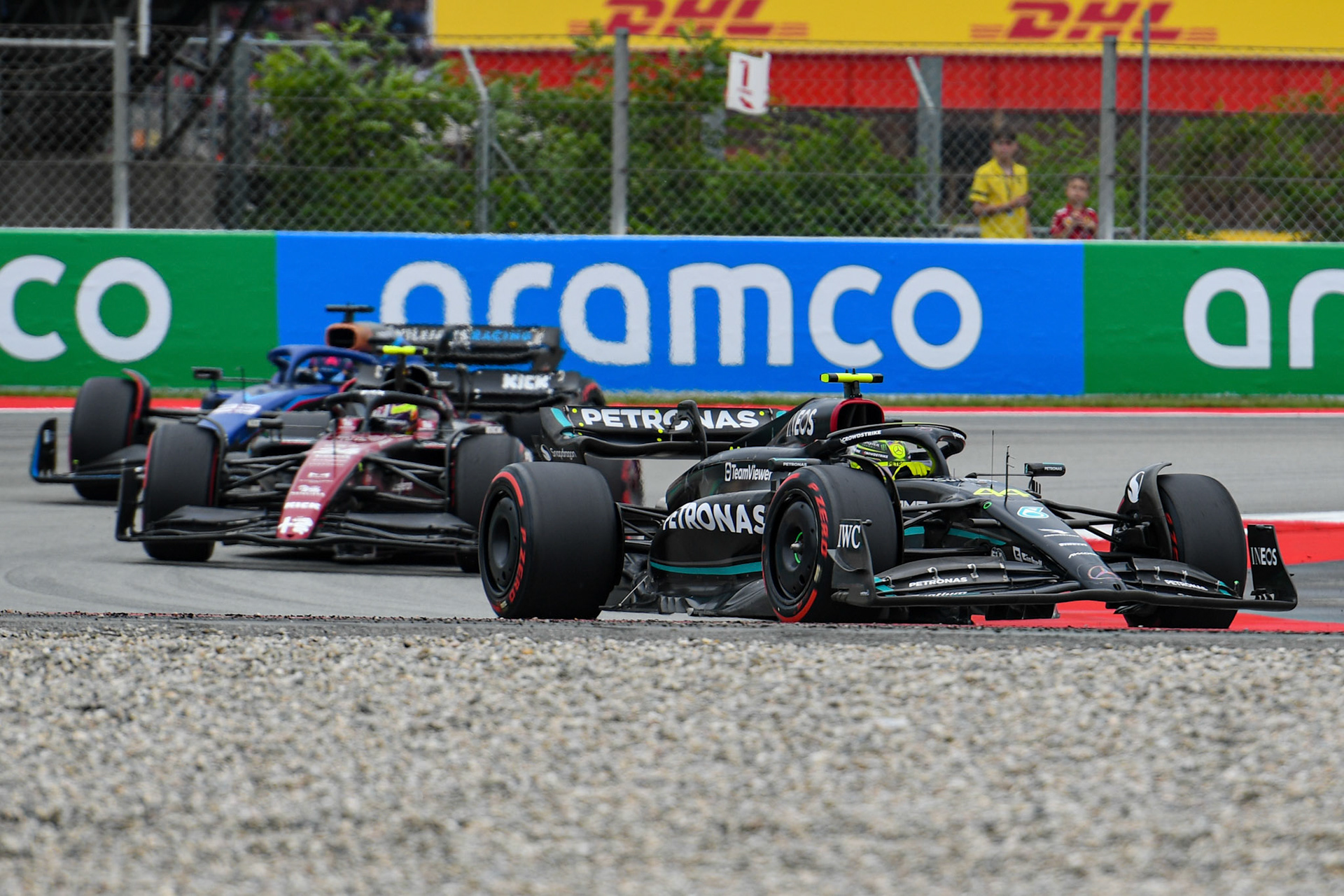 Lewis Hamilton (GBR) Mercedes AMG F1 Team; Formel 1 GP Barcelona. Samstag 03.06.2023