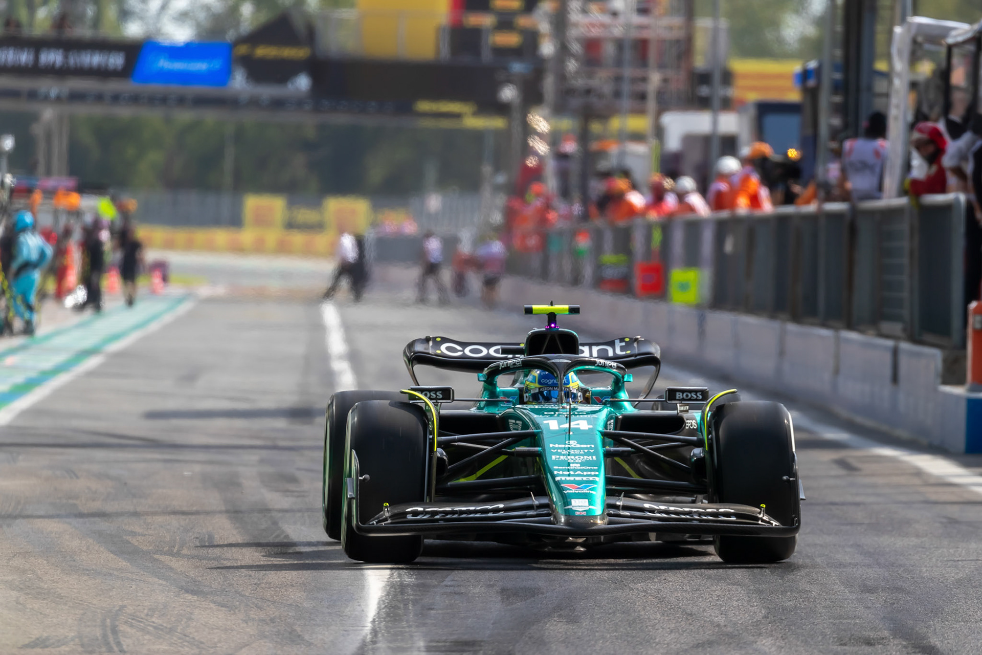 Fernando Alonso (ESP) Aston Martin Formula One Team; Formel 1 GP Italien / Monza. Sonntag, 03.09.2023