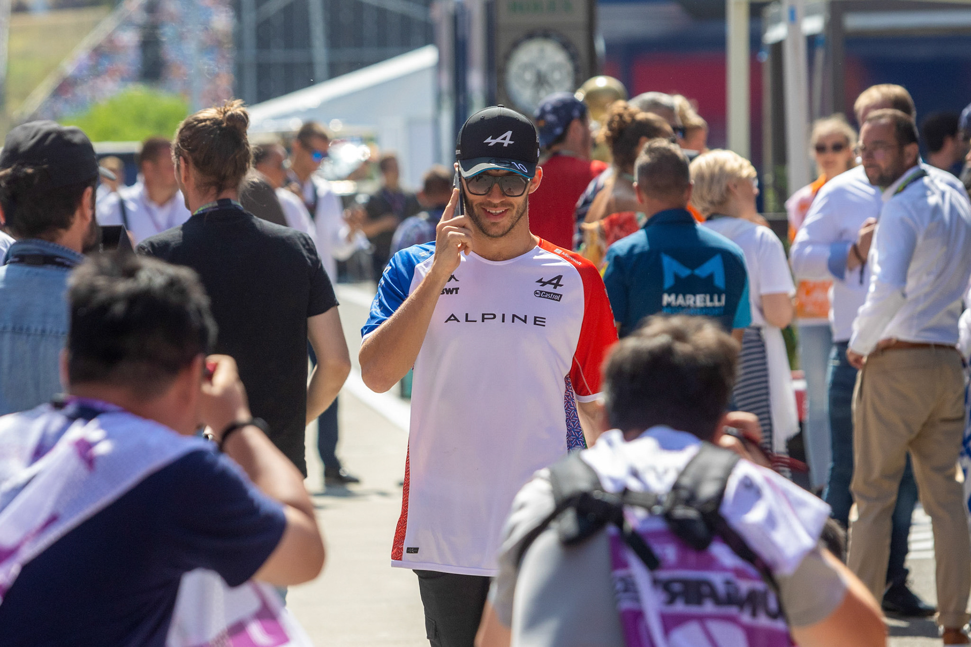 Pierre Gasly (FRA) Alpine F1 Team; Formel 1 GP Budapest / Ungarn. Sonntag, 23.07.2023