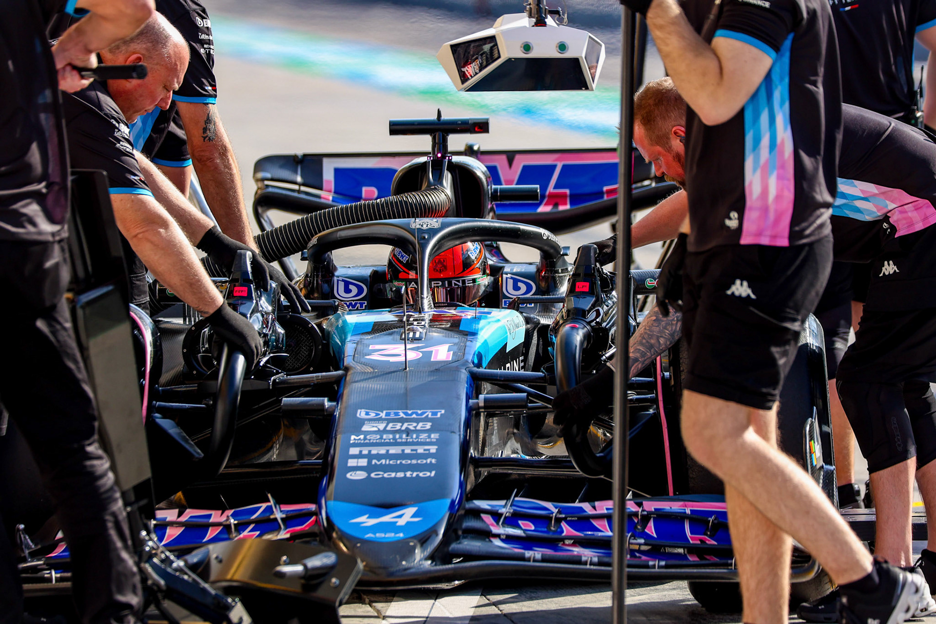 Esteban Ocon #31, BWT Alpine F1 Team; Formel 1 Pre-Season Tests Bahrain. Donnerstag, 22.02.2024