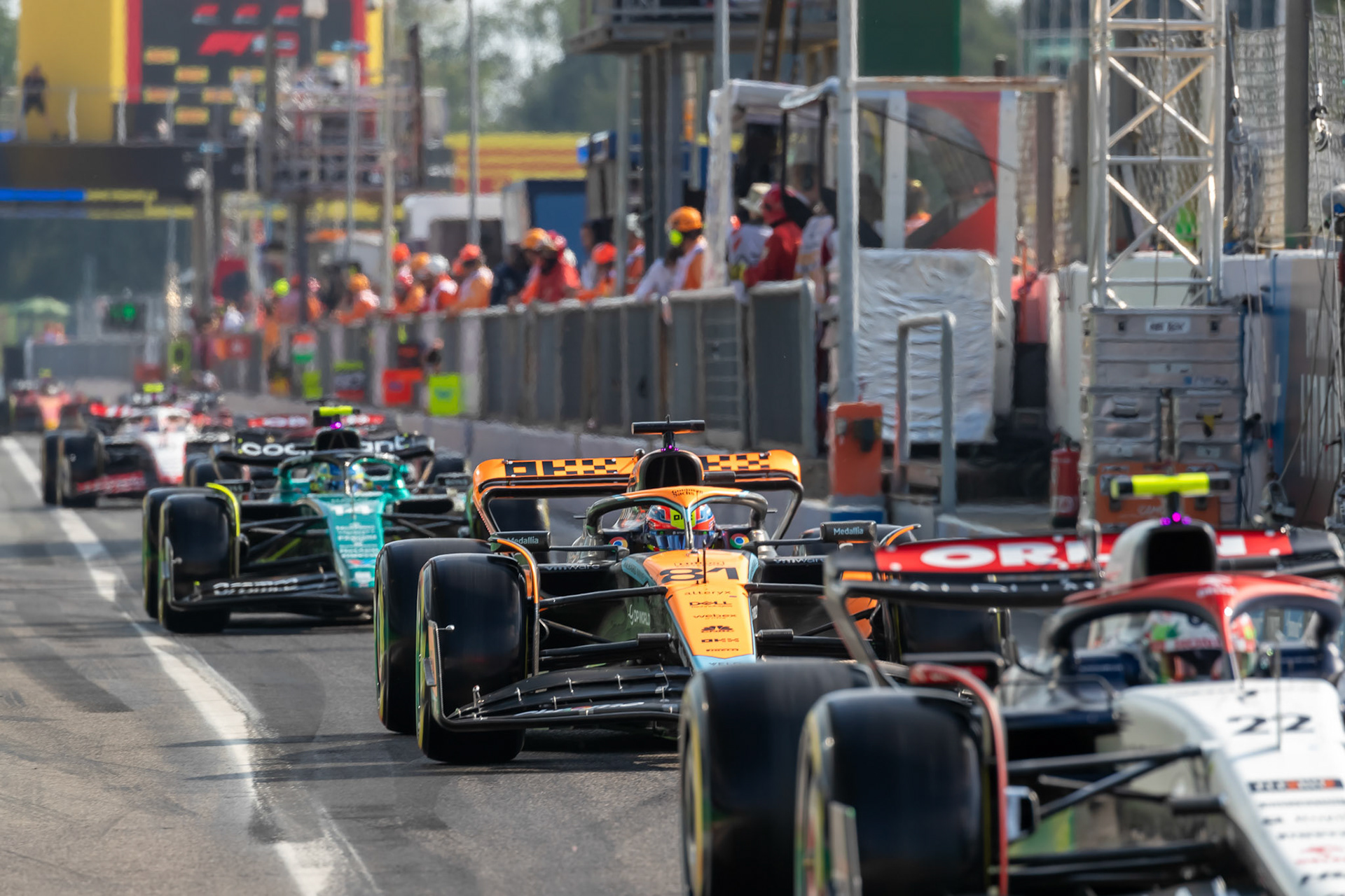 Oscar Piastri (AUS) McLaren F1; Formel 1 GP Italien / Monza. Samstag, 02.09.2023