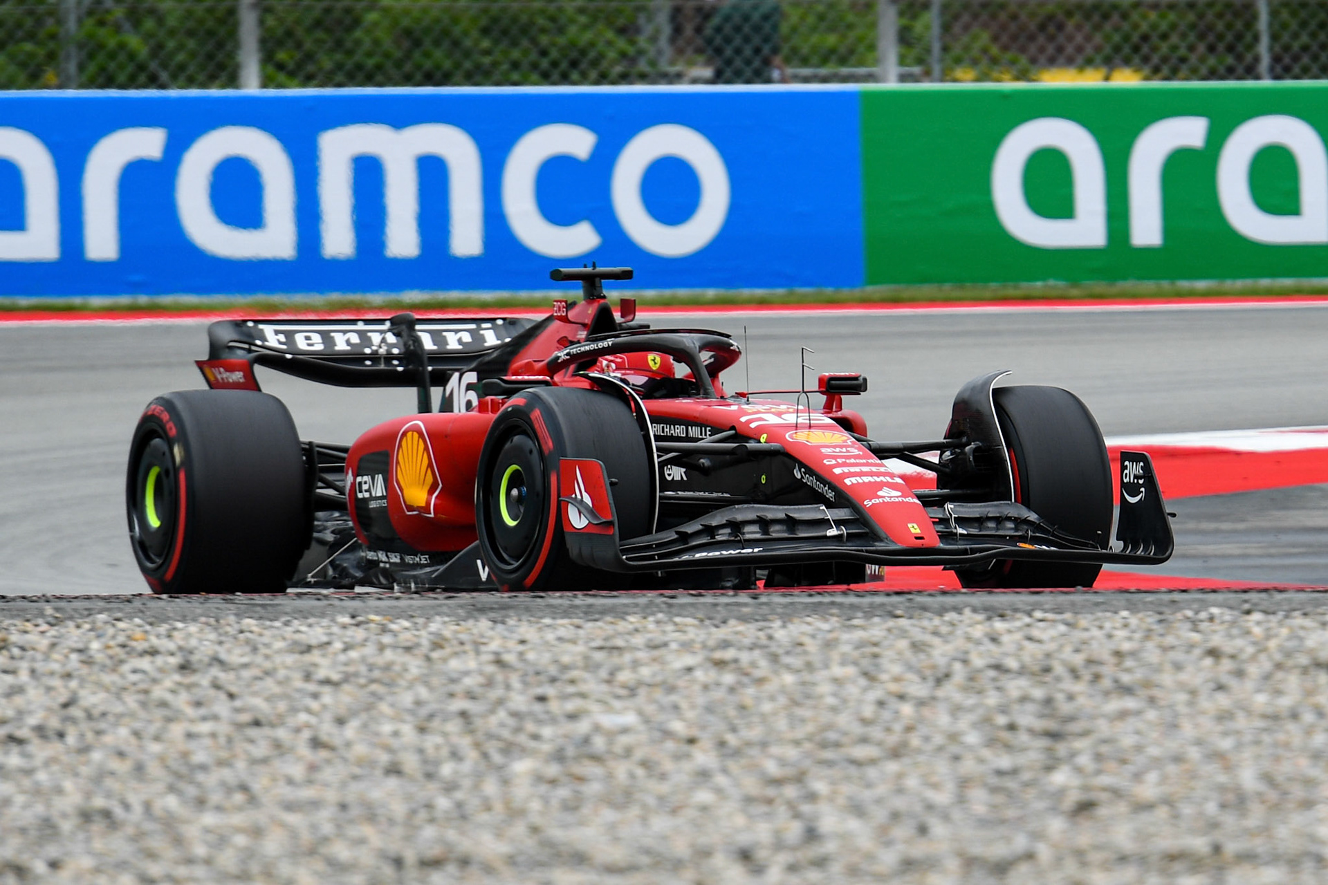 Charles Leclerc (MCO) Scuderia Ferrari;Formel 1 GP Barcelona. Samstag 03.06.2023