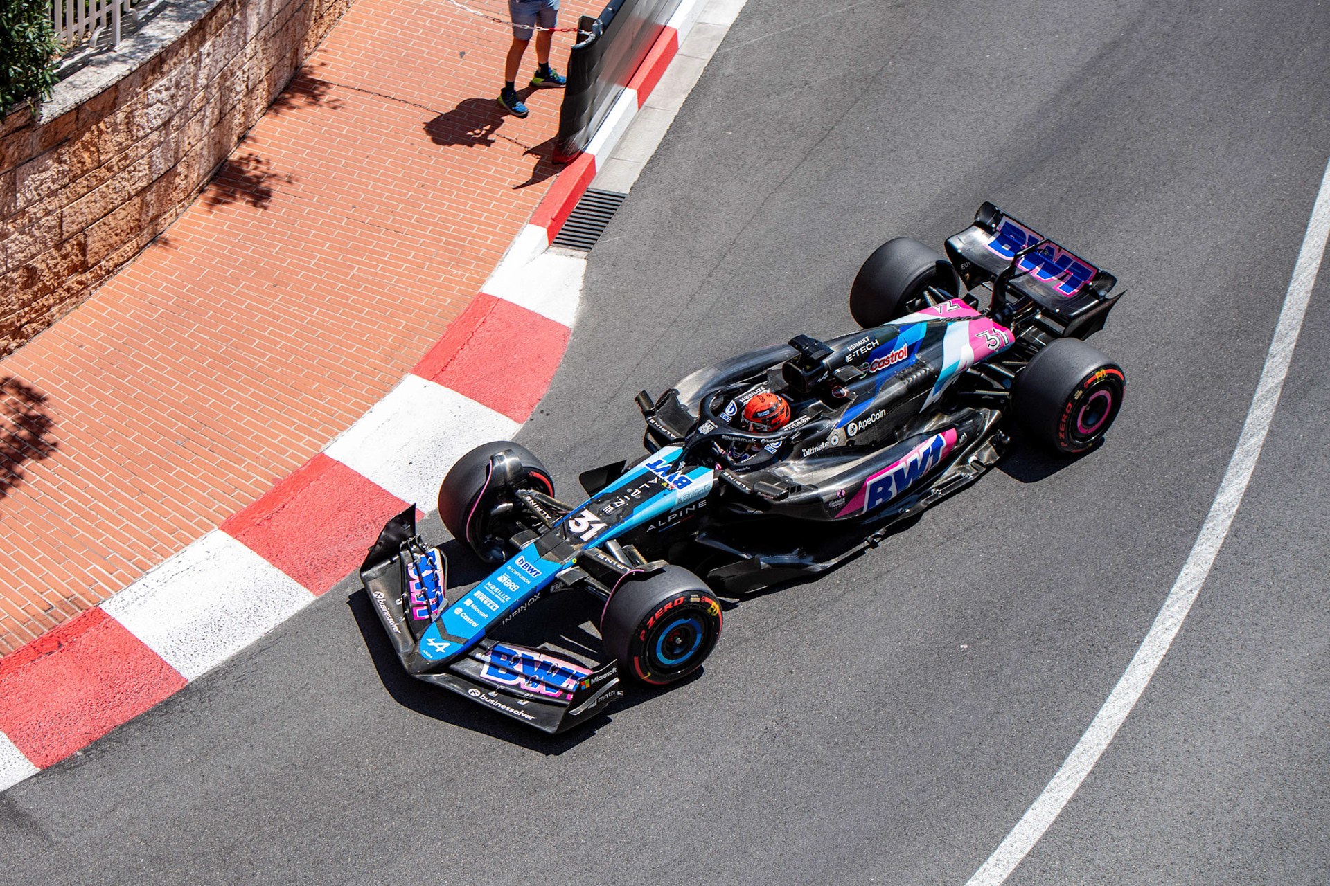 Esteban Ocon #31, BWT Alpine F1 Team; Formel1 GP Monaco Samstag, 25.05.2024