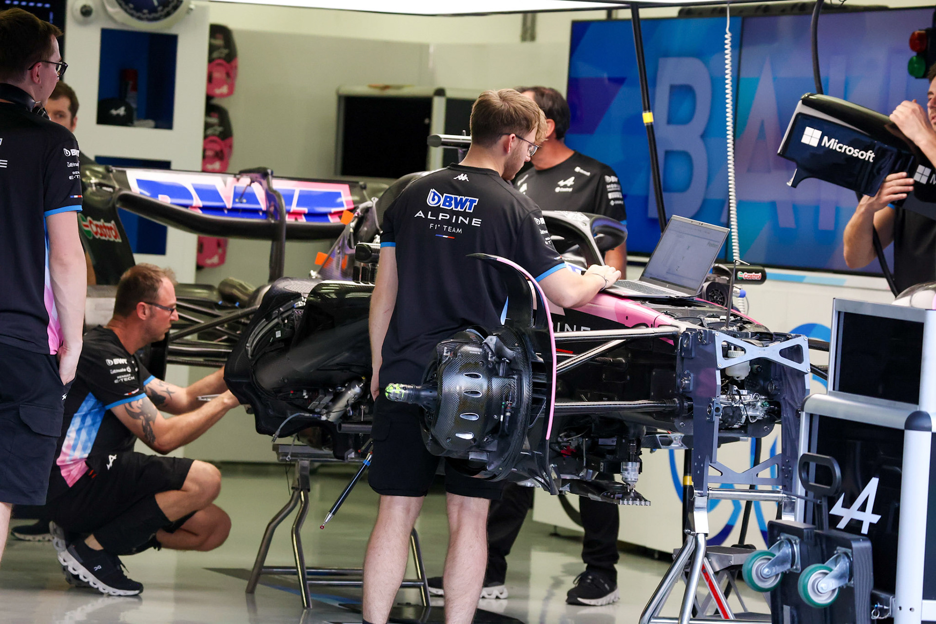 BWT Alpine F1 Team; Formel 1 GP Bahrain. Mittwoch 28.02.2024