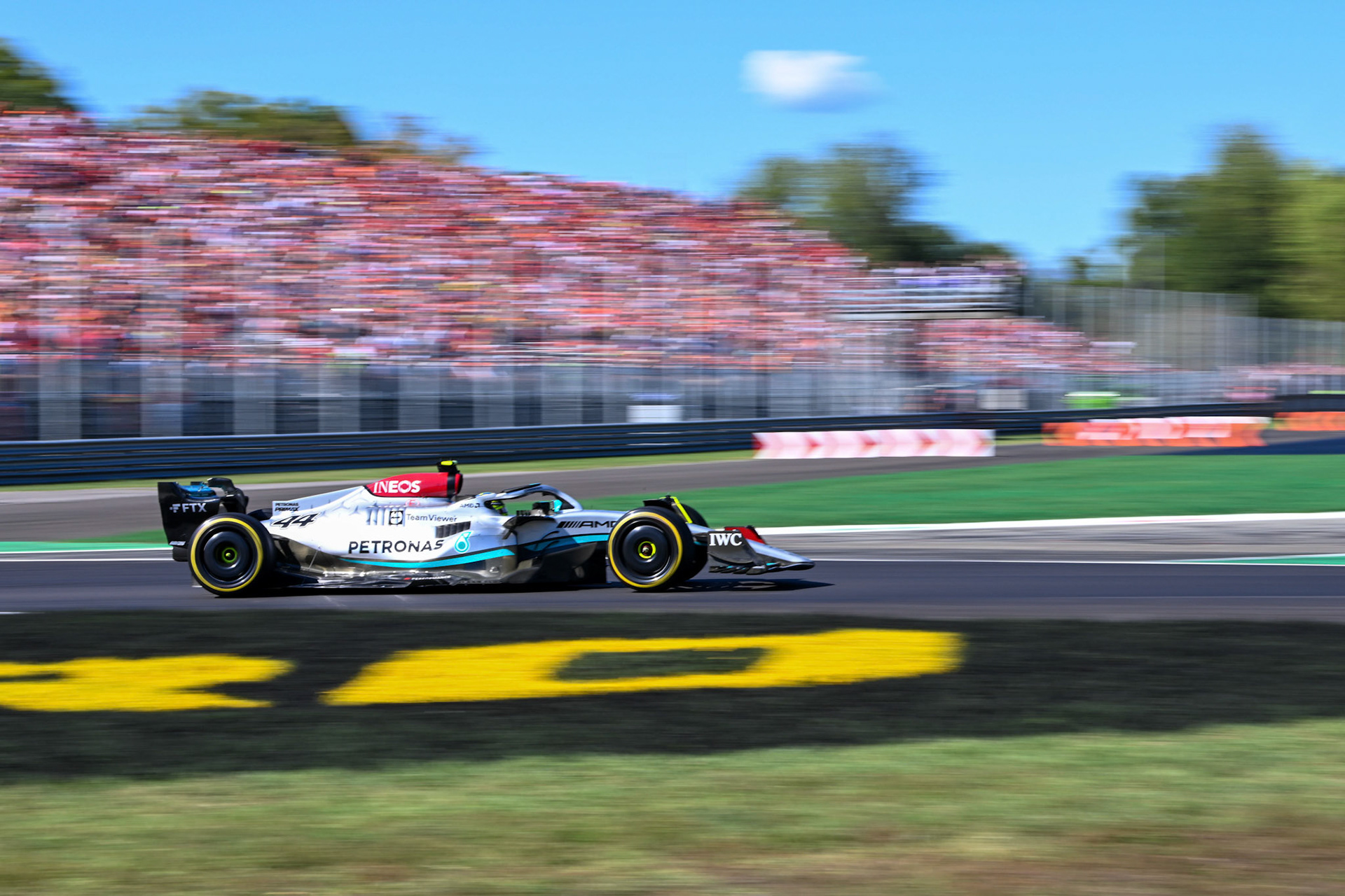 Lewis Hamilton (GBR) Merceds AMG Petronas; Formel 1 GP Italien Monza, Sonntag, 11.09.2022
