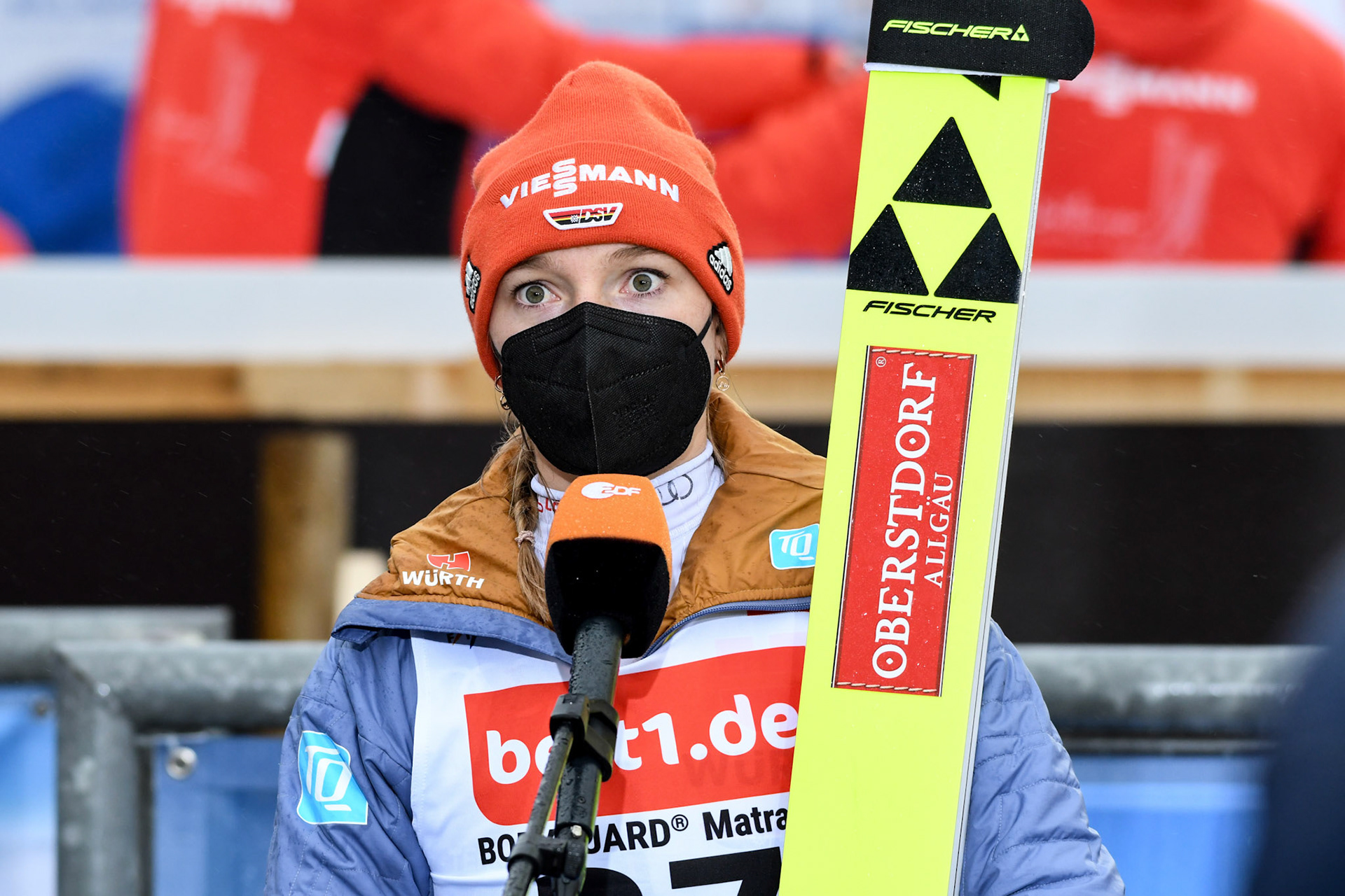 Katharina Althaus (GER) SC 1906 Oberstdorf; FIS Skisprung Weltcup 2022 Willingen am 29.01.2022