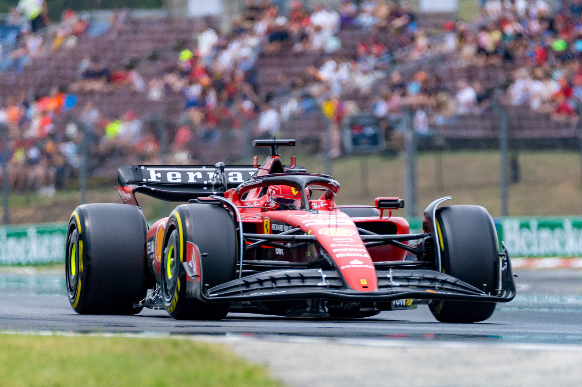 Charles Leclerc (MCO) Scuderia Ferrari;Formel 1 GP Budapest / Ungarn. Feitag, 21.07.2023
