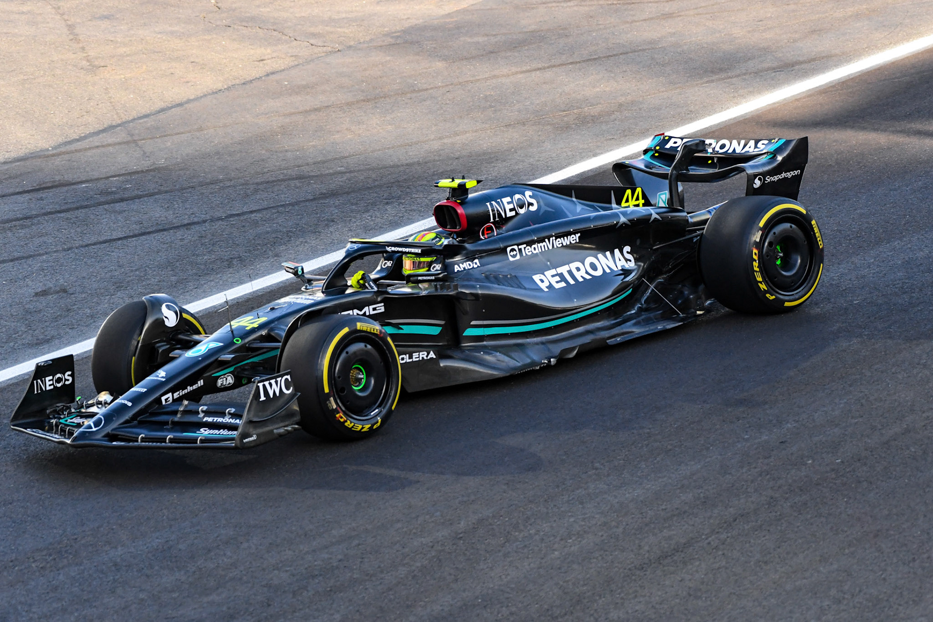 Lewis Hamilton (GBR) Mercedes AMG F1 Team; Formel 1 GP Baku Azerbaijan. Samstag 29.04.2023