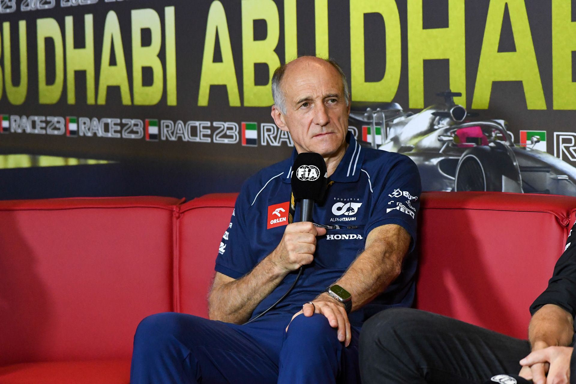 Franz Tost, Scuderia Alpha Tauri; Formel 1 GP Abu Dhabi. Freitag 24.11.2023