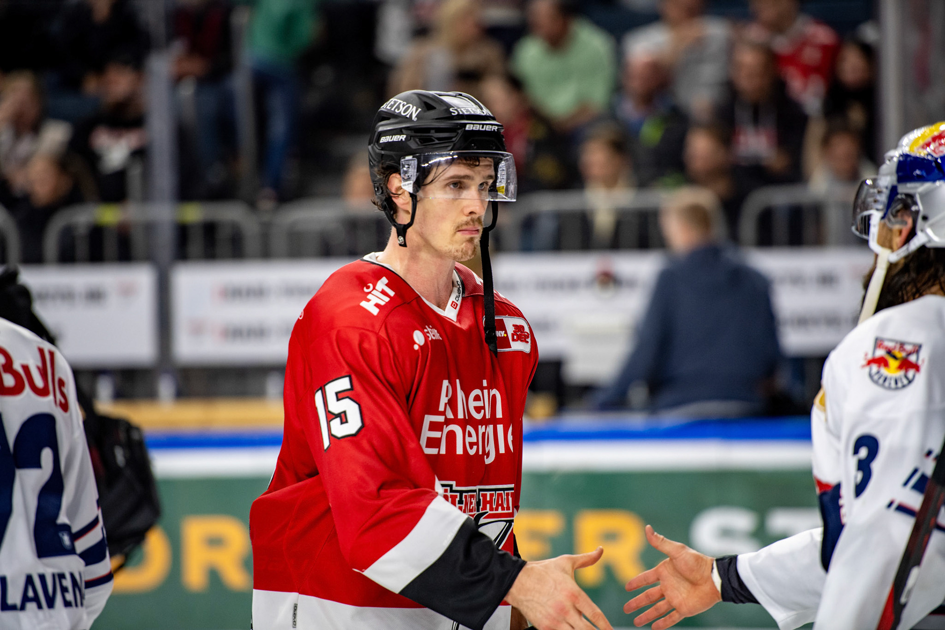 Louis Marc Aubry; DEL Kölner Haie - EHC Red Bull München, 27.10.2023