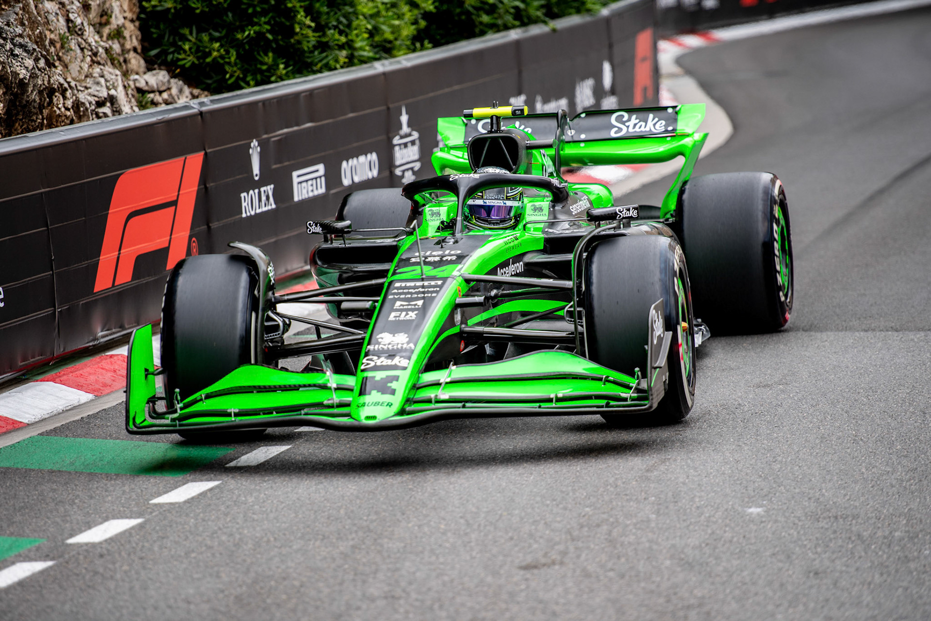 Guanyu Zhou #24, Stake F1 Team Kick Sauber; Formel1 GP Monaco Freitag, 24.05.2024