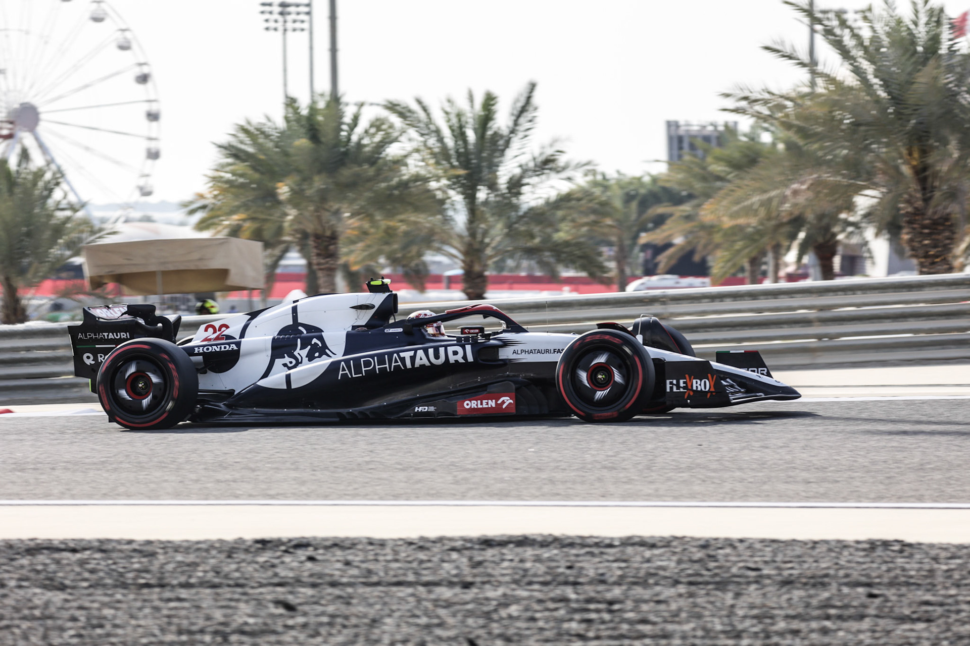 Yuki Tsunoda (JPN) Scuderia Alpha Tauri; Formel 1 GP Bahrain. Samstag 04.03.2023