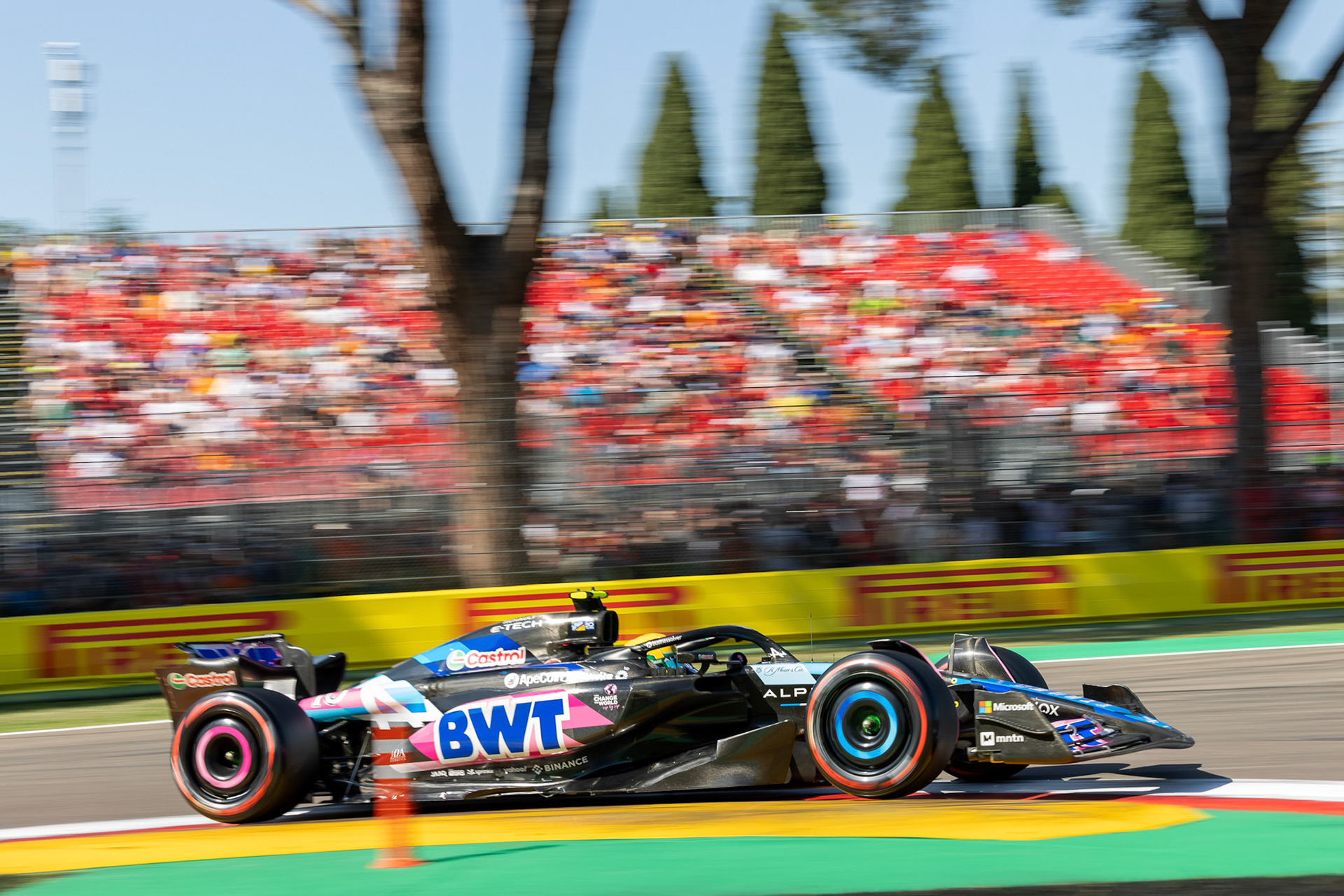 Pierre Gasly #10, BWT Alpine F1 Team; F1 GP Imola / Italien Samstag, 18.05.2024