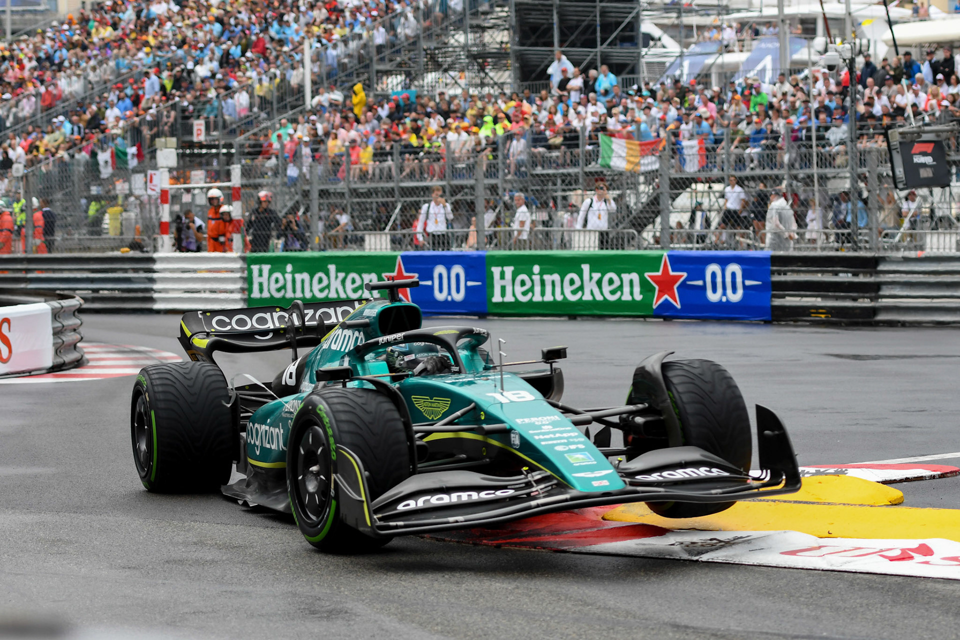 Lance Stroll (CAN) Aston Martin Cognizant Formula One Team; Formel 1 Monaco am 29.05.2022