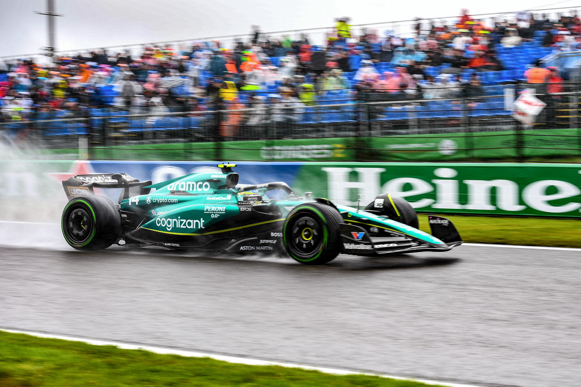 Fernando Alonso (ESP) Aston Martin Formula One Team; Formel 1 GP Spa Francorchamps/ Belgien. Freitag, 28.07.2023