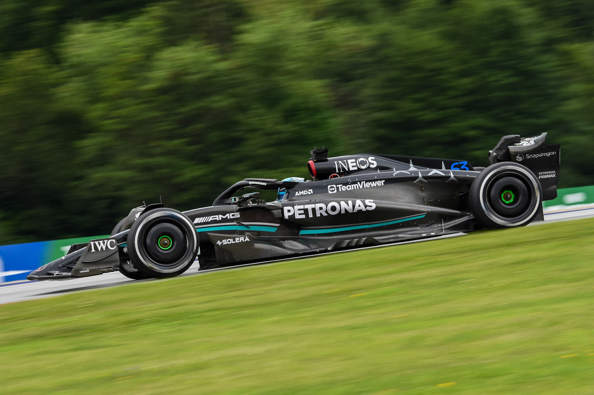 George Russell (GBR) Mercedes AMG F1 Team; Formel 1 GP Austria / Österreich. Sonntag, 02.07.2023