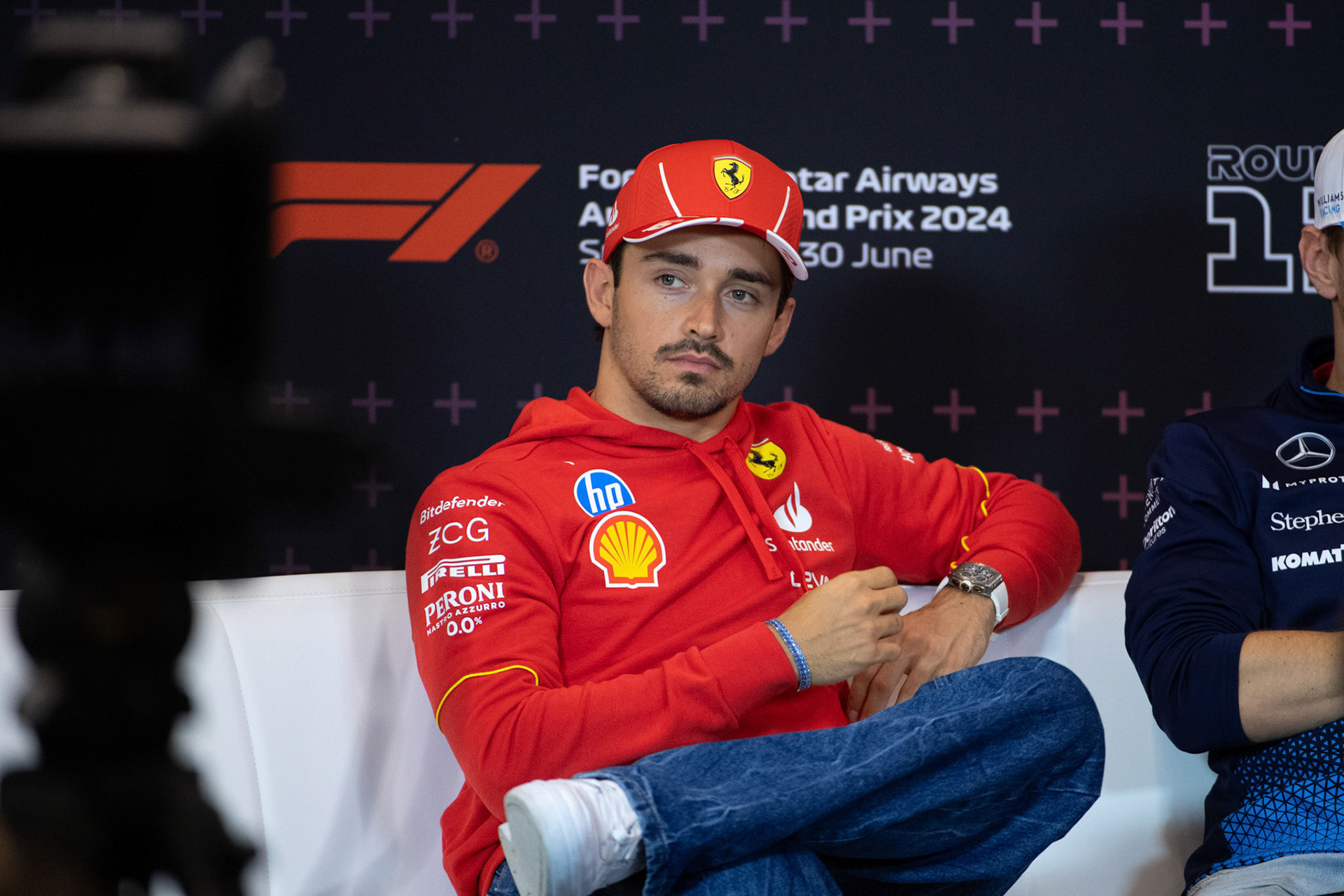 Charles Leclerc #16, Scuderia Ferrari;Formel 1 GP Austria / Österreich. Donnerstag, 27.06.2024