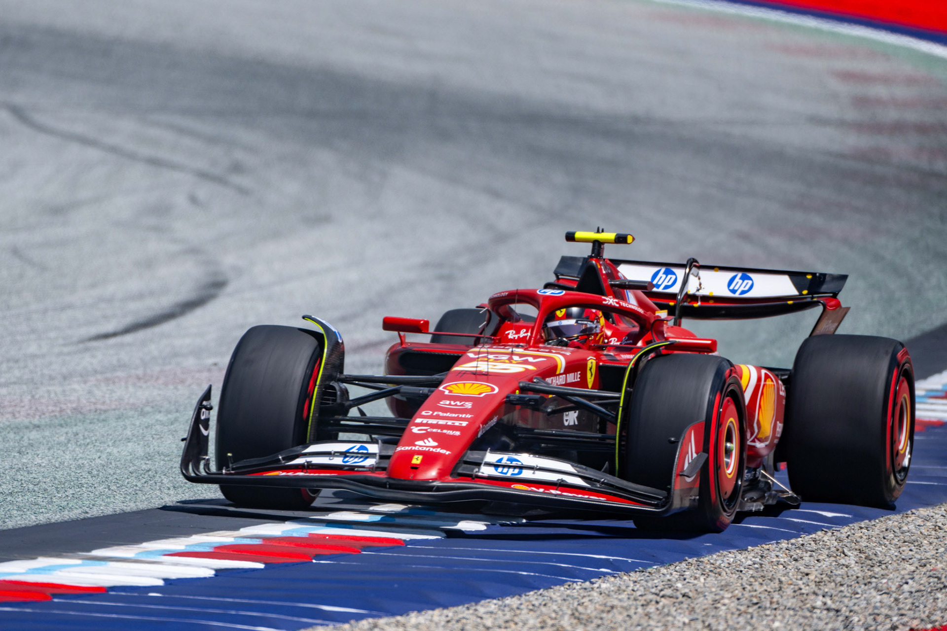 Carlos Sainz #55, Scuderia Ferrari;Formel 1 GP Austria / Österreich. Freitag, 28.06.2024