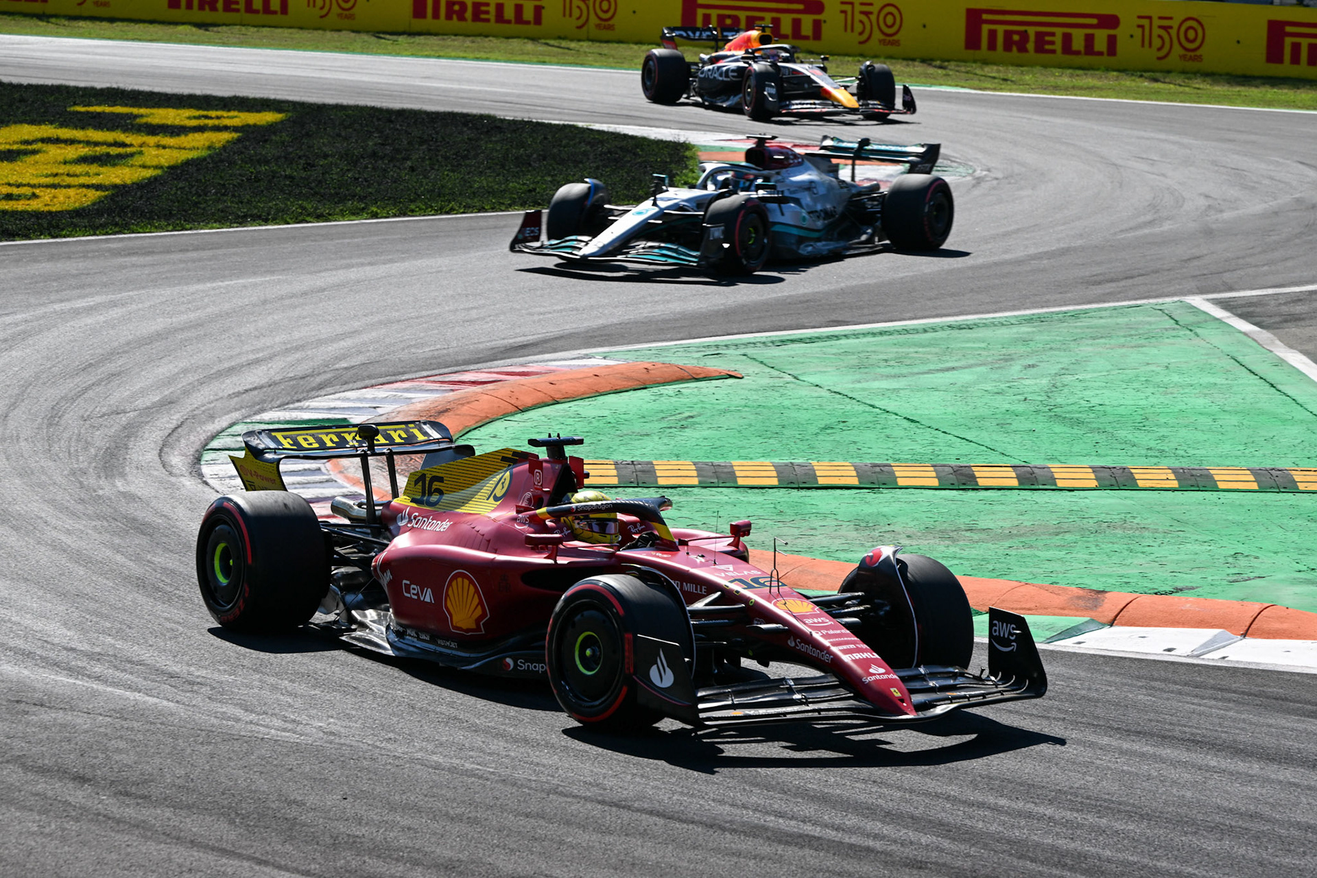 Charles Leclerc (MCO) Scuderia Ferrari; Formel 1 GP Italien Monza, Sonntag, 11.09.2022