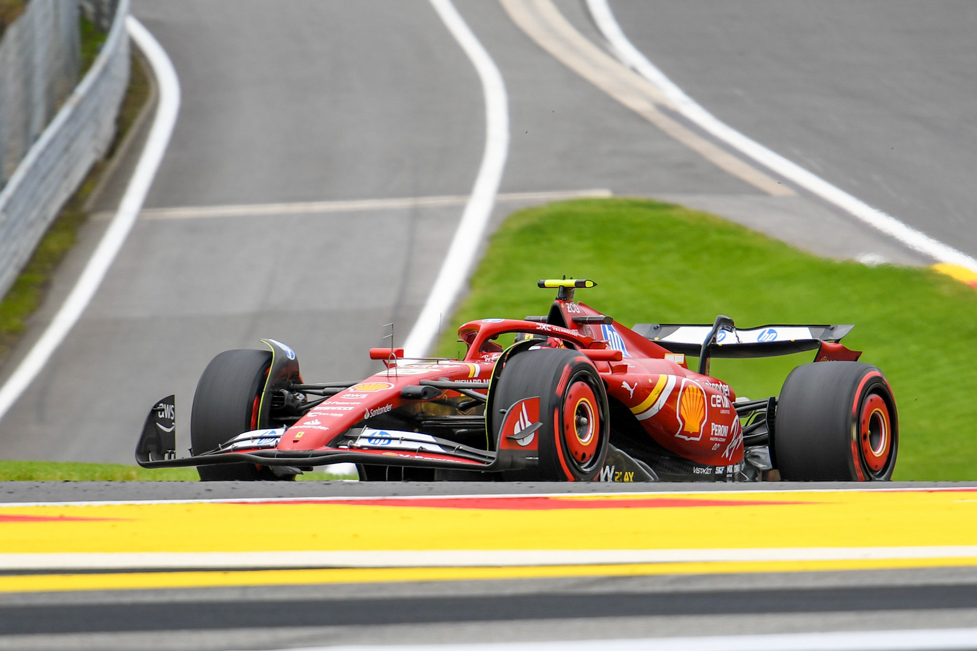 Carlos Sainz #55, Scuderia Ferrari;Formel 1 GP Spa / Belgien. Freitag, 26.07.2024