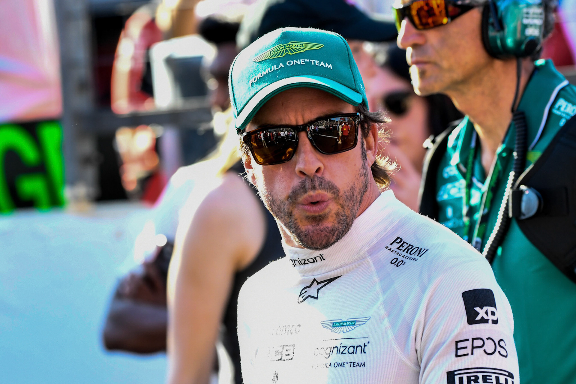 Fernando Alonso (ESP) Aston Martin Formula One Team; Formel 1 GP Baku Azerbaijan. Samstag 29.04.2023