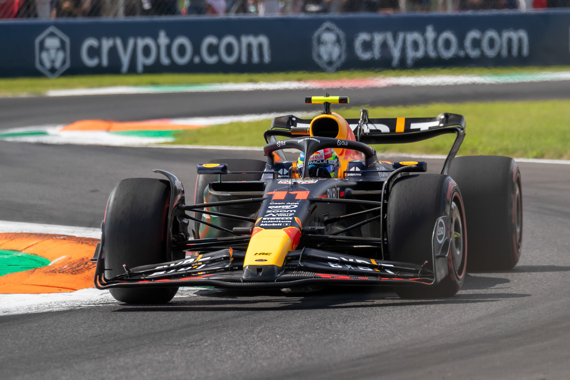 Sergio Perez (MEX) Red Bull Racing; Formel 1 GP Italien / Monza. Samstag, 02.09.2023
