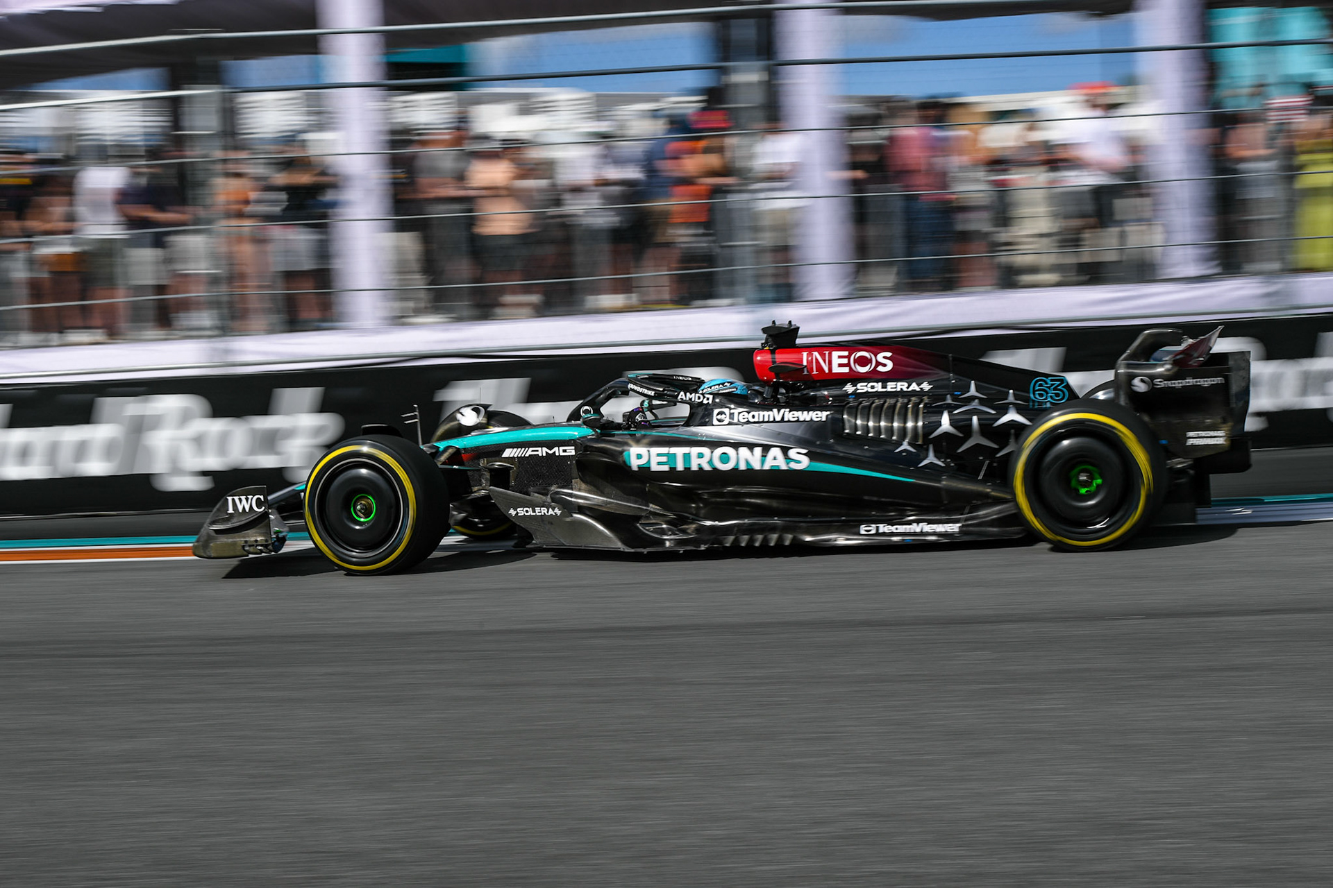 George Russell #63, Mercedes-AMG Petronas F1 Team; Formel 1 GP Miami / USA. 04.05.2024