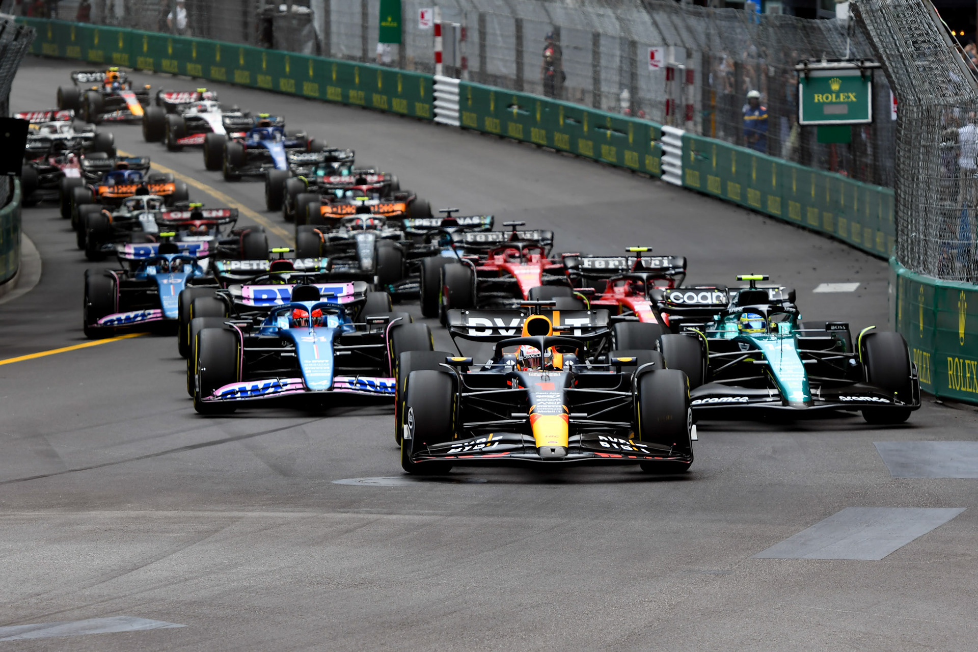 Max Verstappen (NED) Red Bull Racing; Formel 1 GP Monaco. Sonntag 28.05.2023