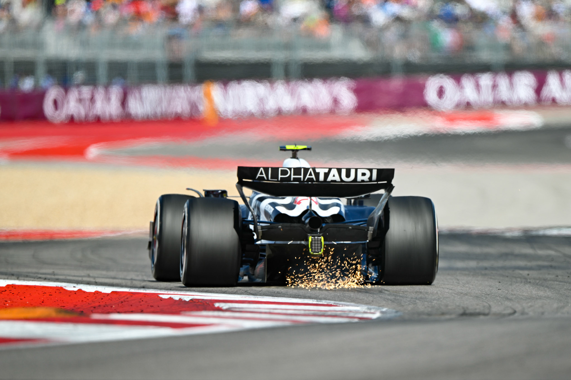 Yuki Tsunoda (JPN) Scuderia Alpha Tauri;Formel 1 GP USA Austin Texas. Sonntag 22.10.2023