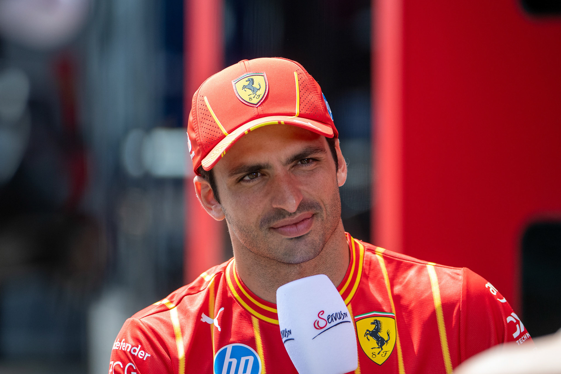 Carlos Sainz #55, Scuderia Ferrari;Formel 1 GP Austria / Österreich. Donnerstag, 27.06.2024