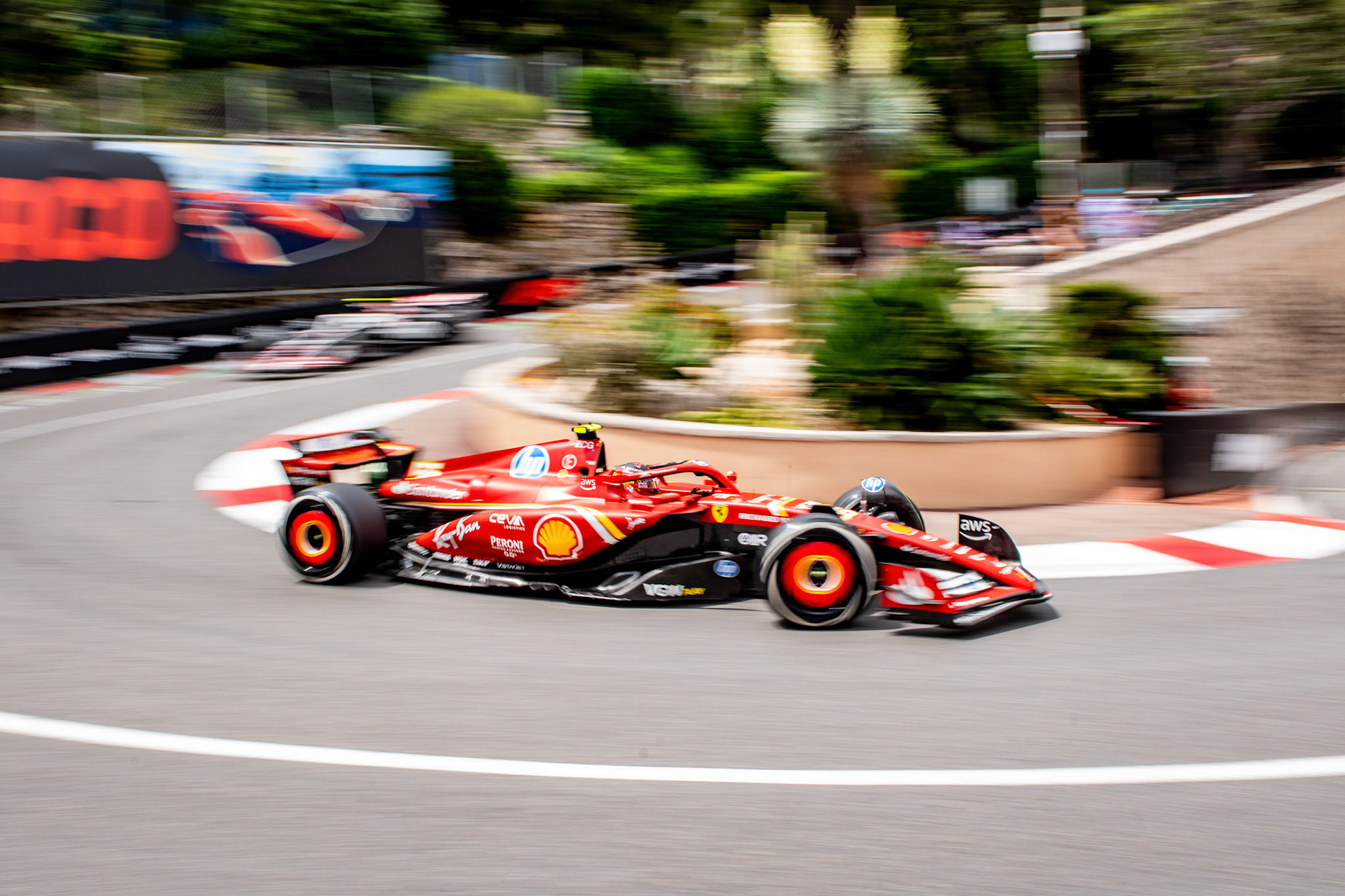 Carlos Sainz #55, Scuderia Ferrari; Formel1 GP Monaco Freitag, 24.05.2024
