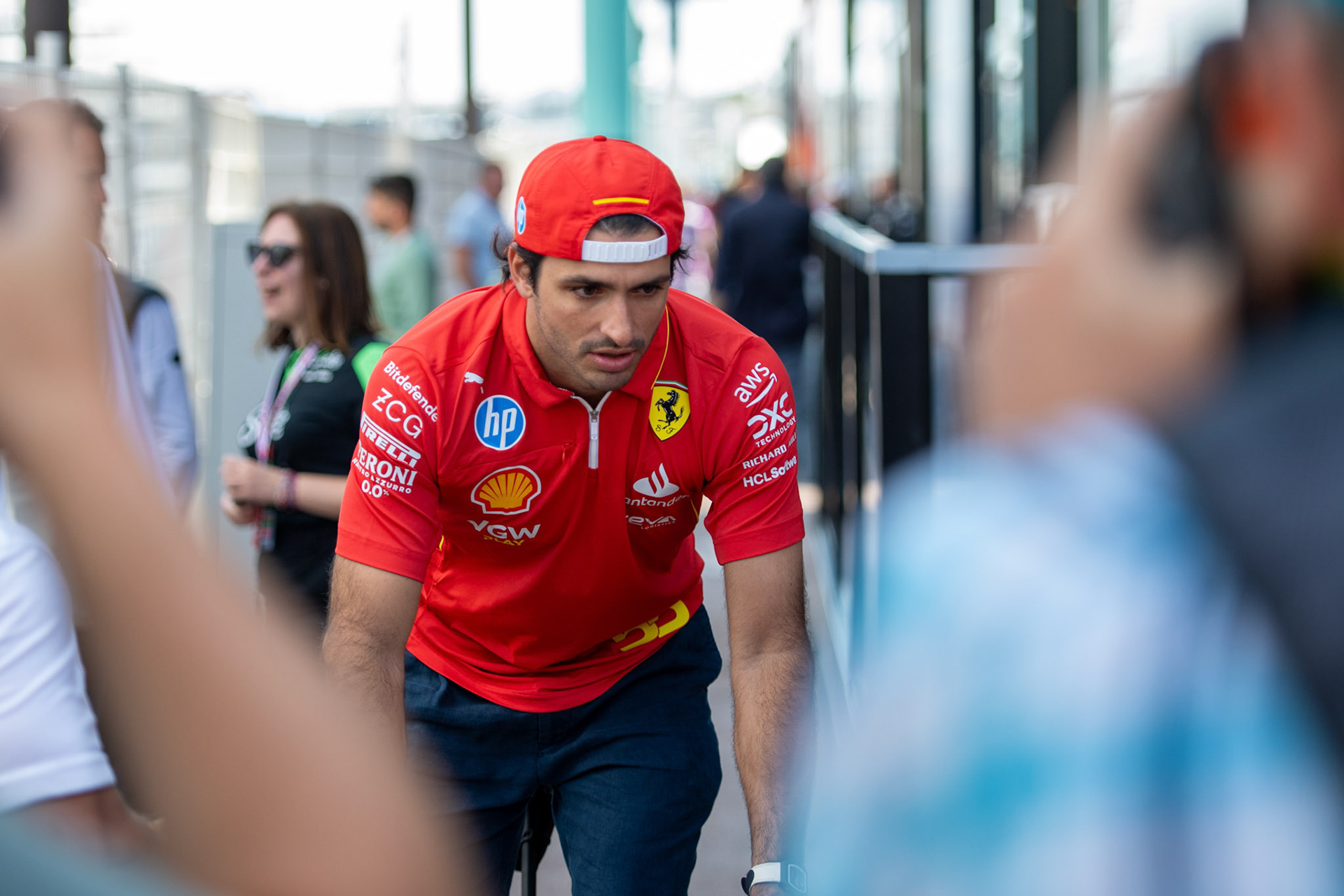 Carlos Sainz #55, Scuderia Ferrari; Formel1 GP Monaco Freitag, 24.05.2024
