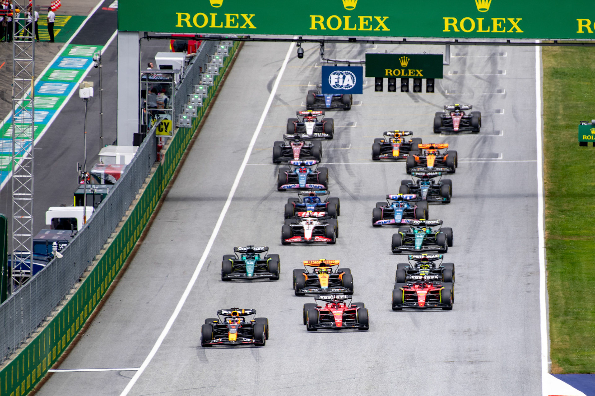 Rennstart; Formel 1 GP Austria / Österreich. Sonntag, 02.07.2023