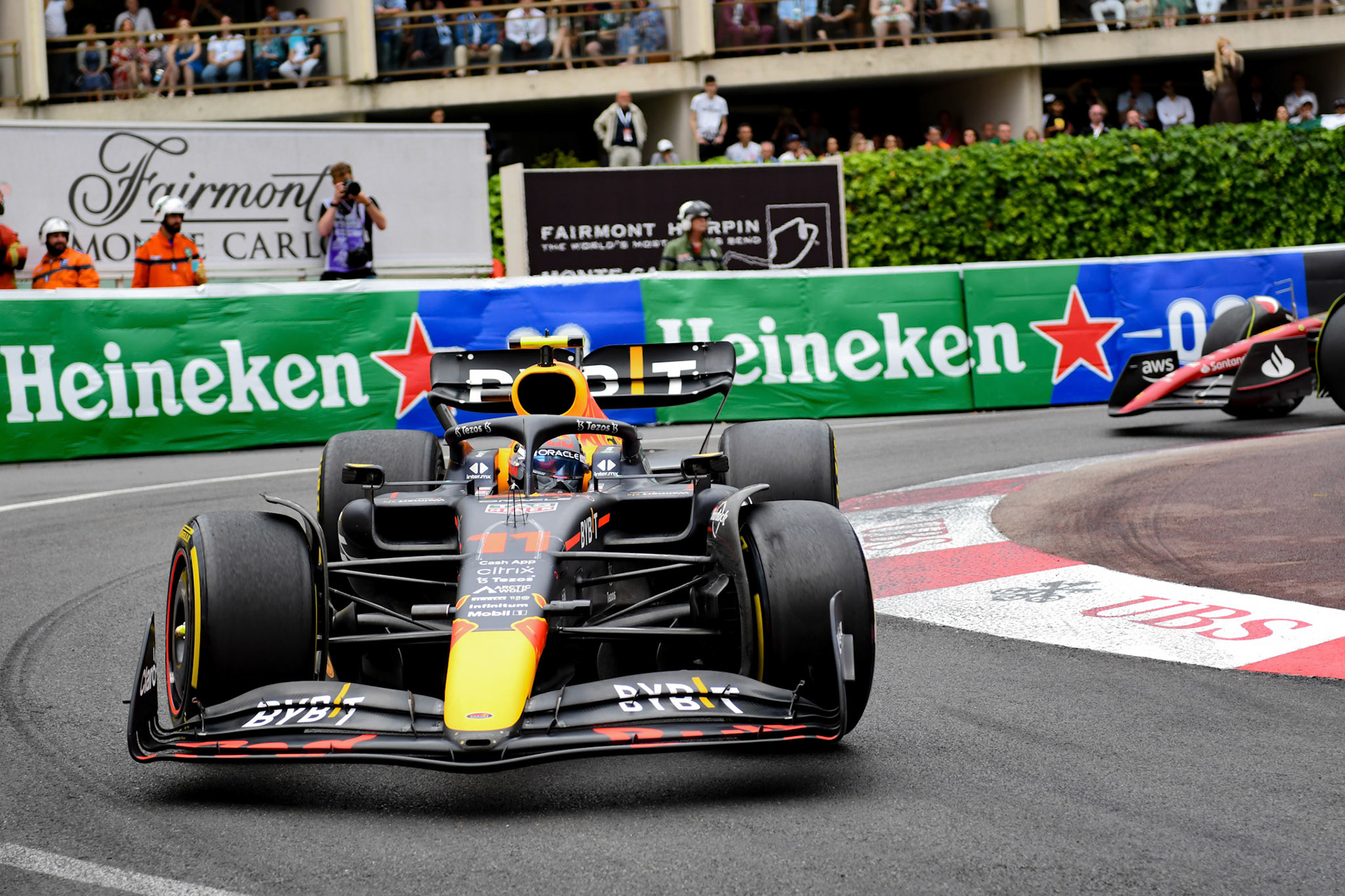Sergio Perez (MEX) Red Bull Racing; Formel 1 Monaco am 29.05.2022