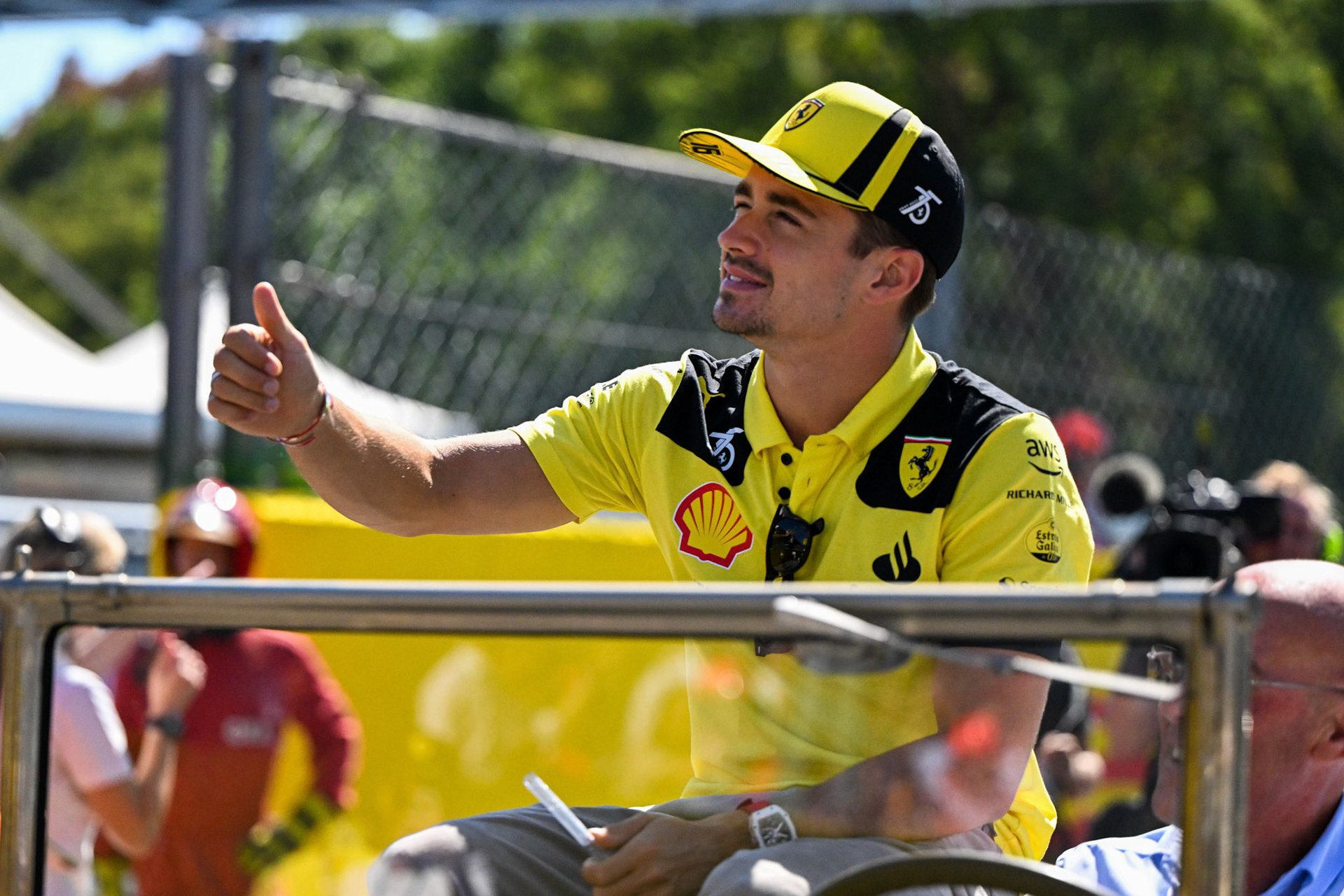 Charles Leclerc (MCO) Scuderia Ferrari; Formel 1 GP Italien Monza, Sonntag, 11.09.2022