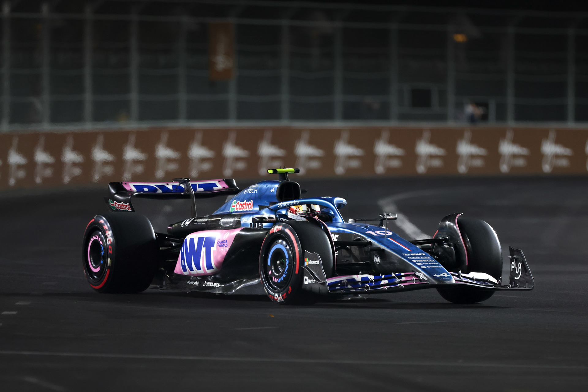 Pierre Gasly (FRA) Alpine F1 Team; Formel 1 GP USA Las Vegas. Samstag 18.11.2023