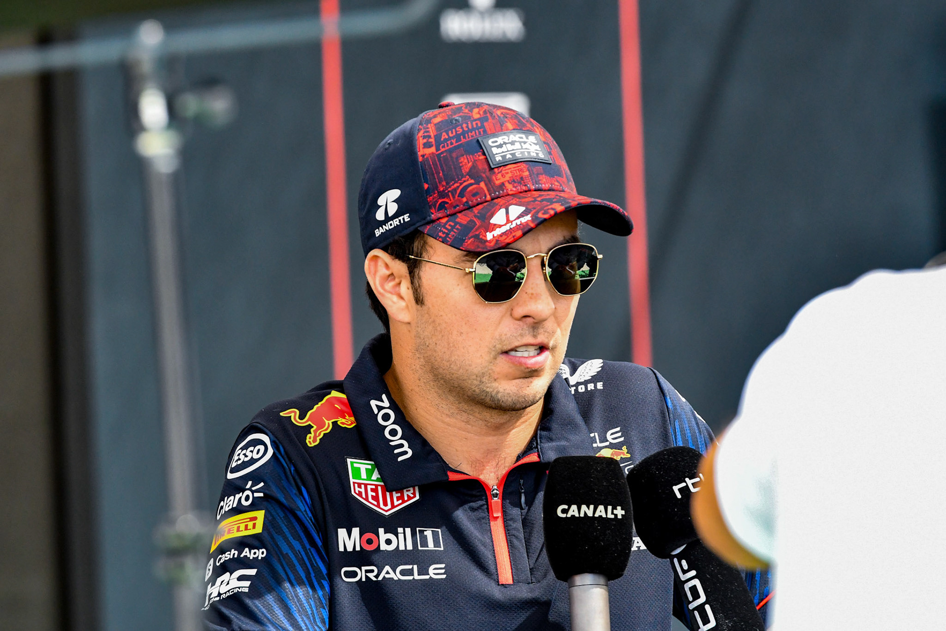 Sergio Perez (MEX) Red Bull Racing; Formel 1 GP USA Austin Texas. Freitag 20.10.2023