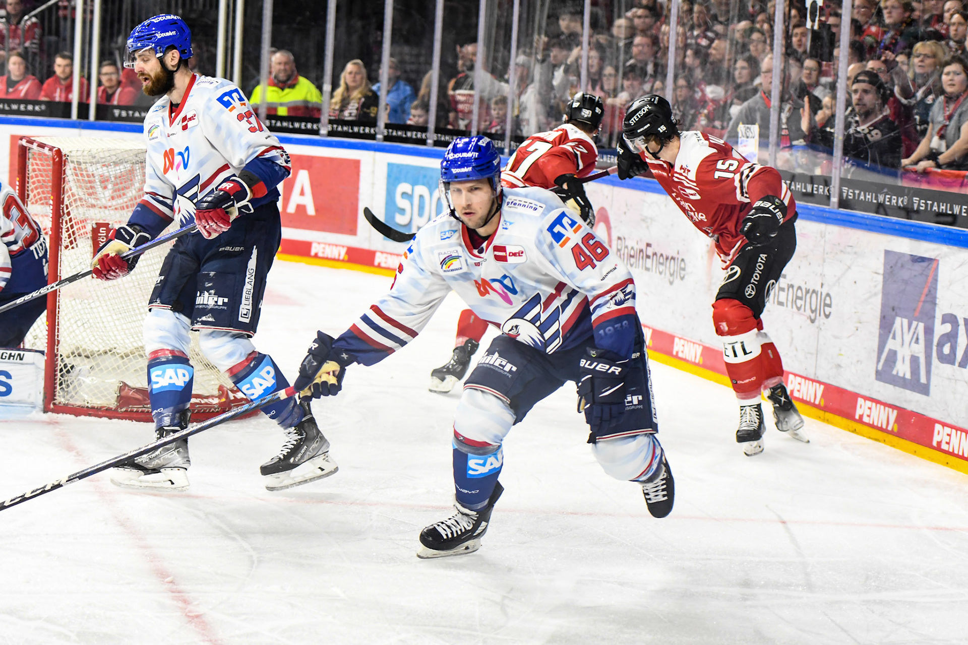Matt Donovan; DEL Kölner Haie - Adler Mannheim, 17.03.2023