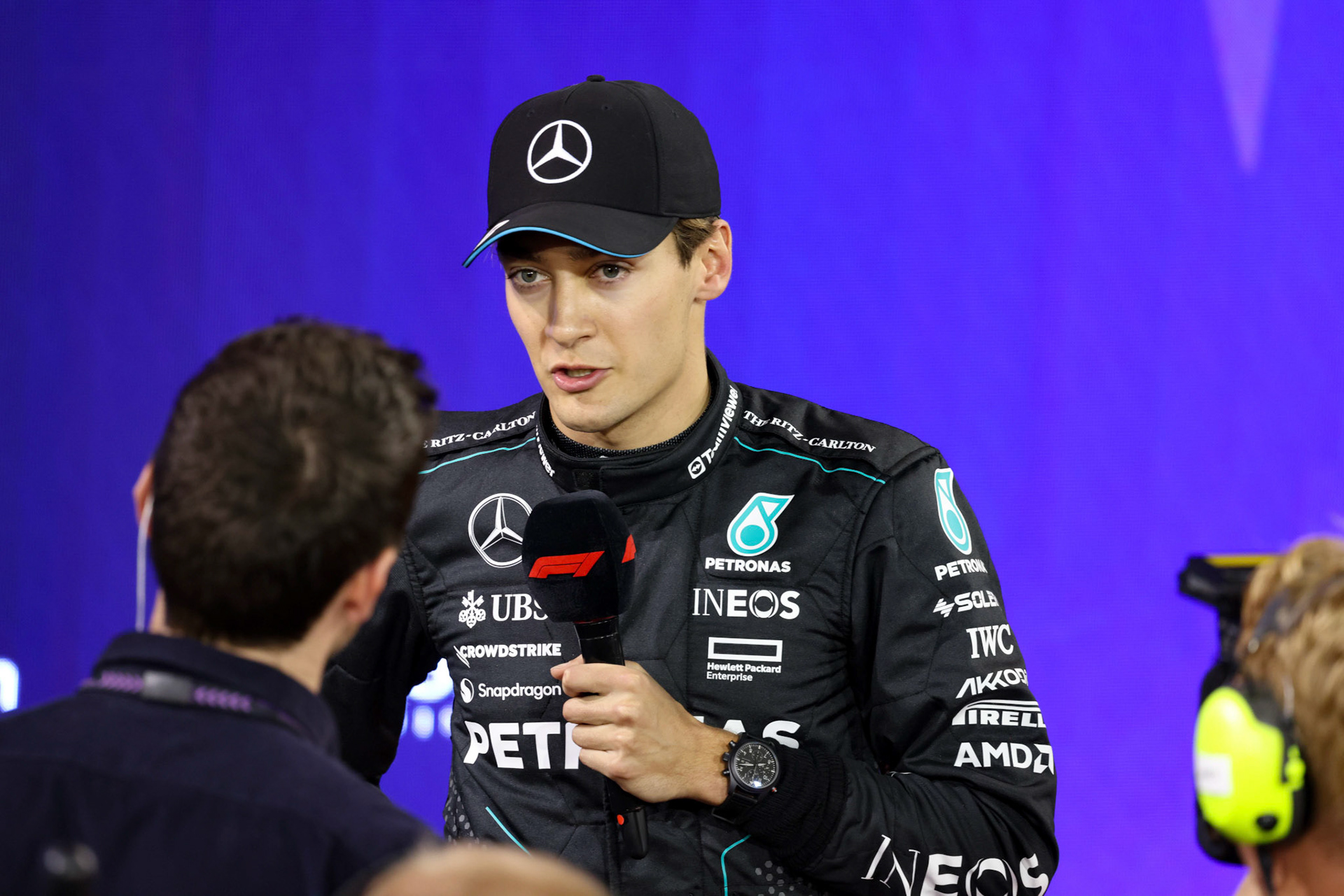 George Russell #63, Mercedes-AMG Petronas F1 Team; Formel 1 GP Bahrain. Freitag 01.03.2024