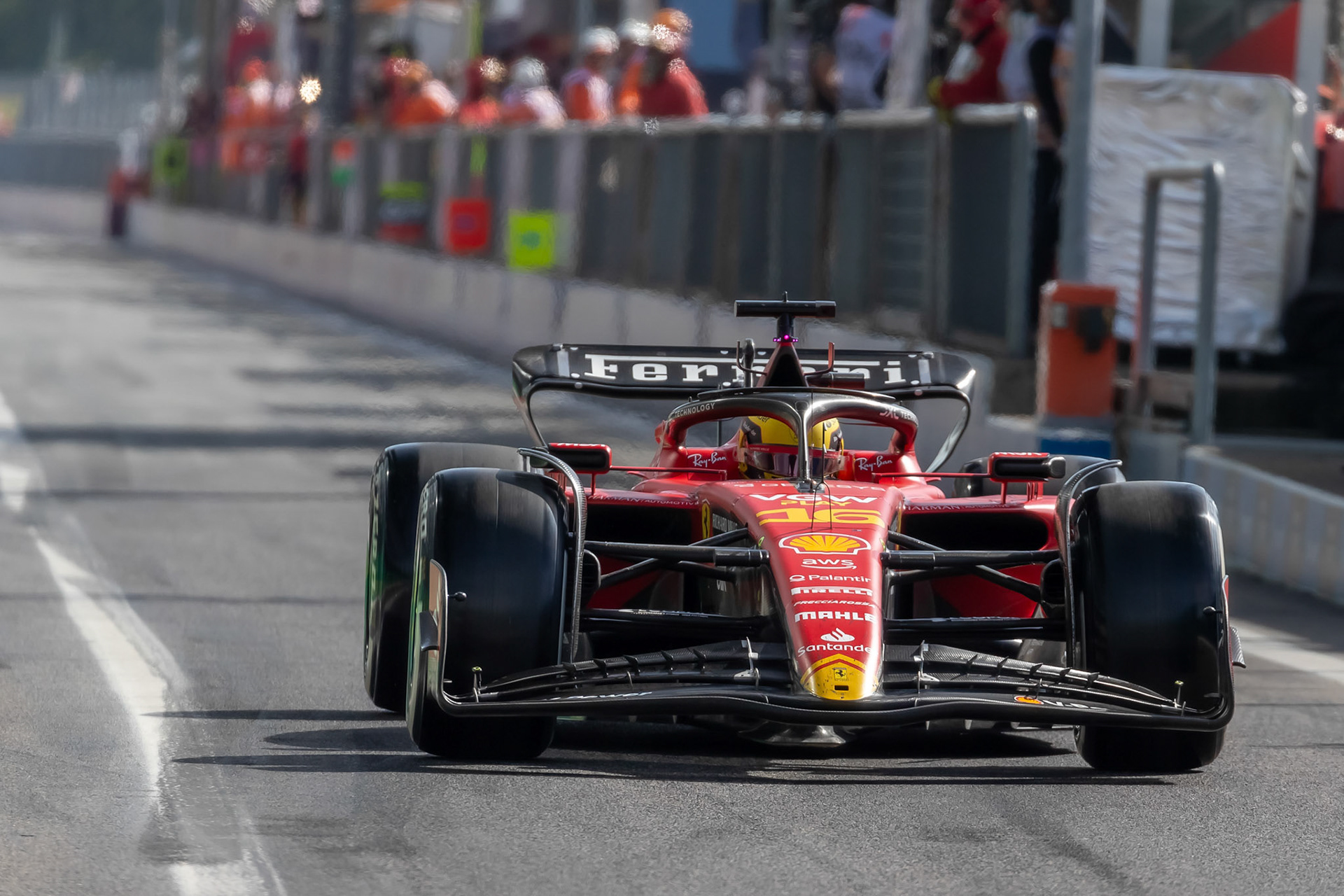 Charles Leclerc (MCO) Scuderia Ferrari;Formel 1 GP Italien / Monza. Sonntag, 03.09.2023
