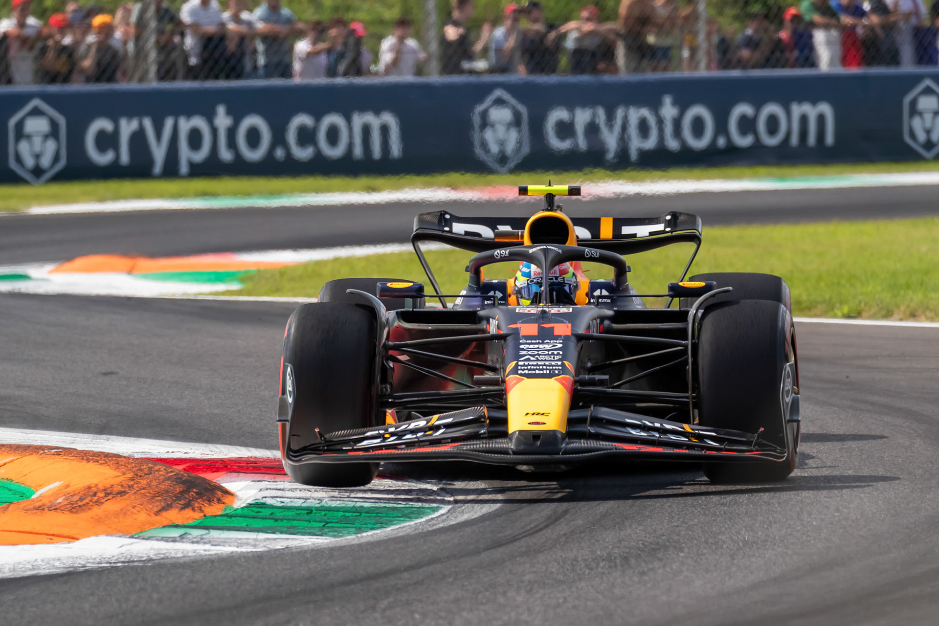 Sergio Perez (MEX) Red Bull Racing; Formel 1 GP Italien / Monza. Samstag, 02.09.2023