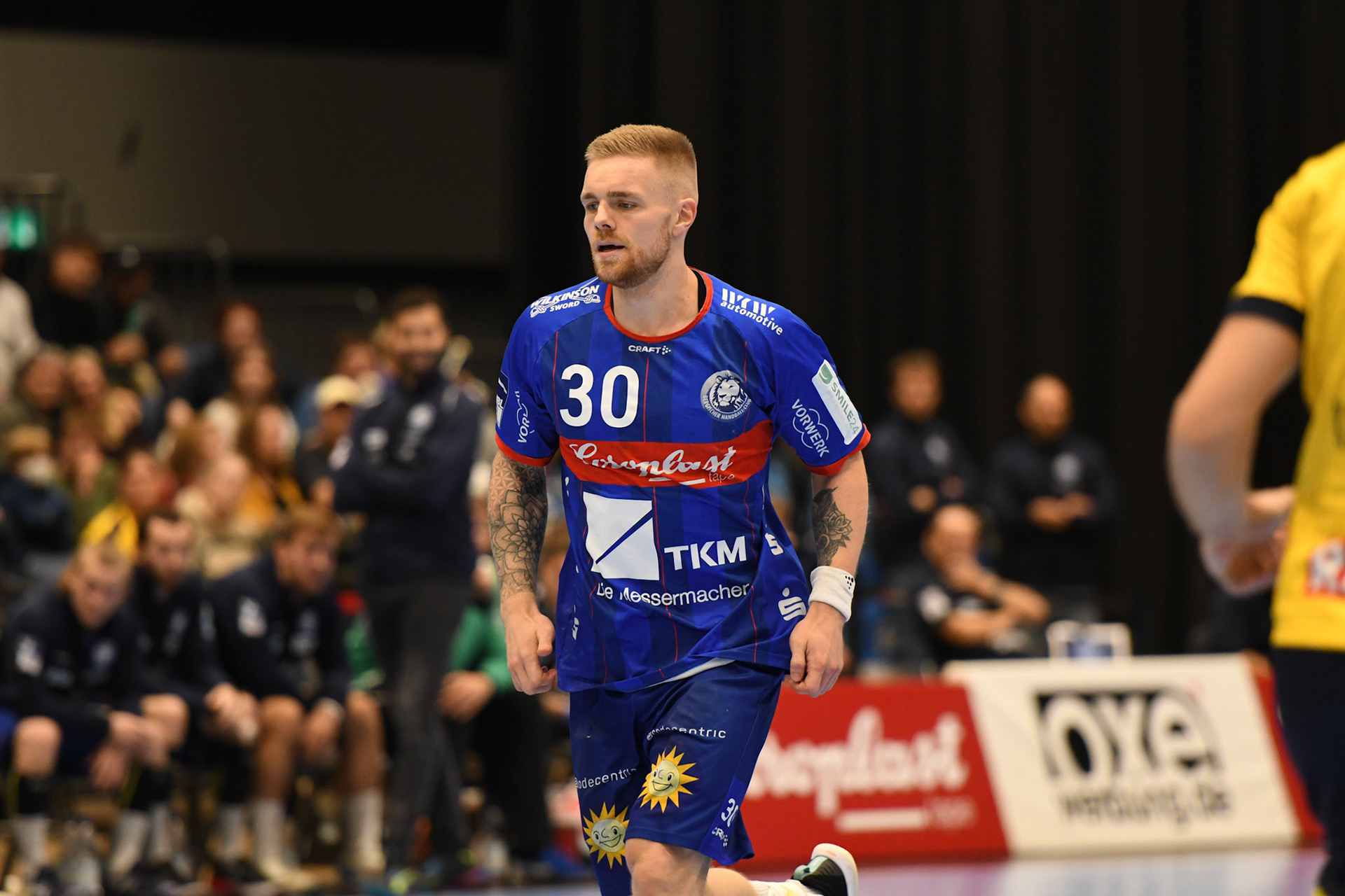 Tom Kare Nikolaisen #30; Handball Bundesliga; BHC 06 - Rhein Neckar Loewen 29.09.2022