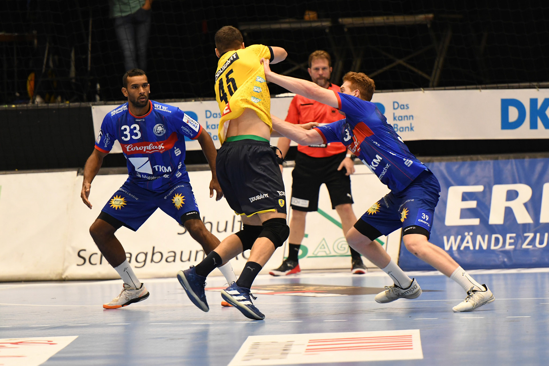Halil Jaganjac #45; Handball Bundesliga; BHC 06 - Rhein Neckar Loewen 29.09.2022