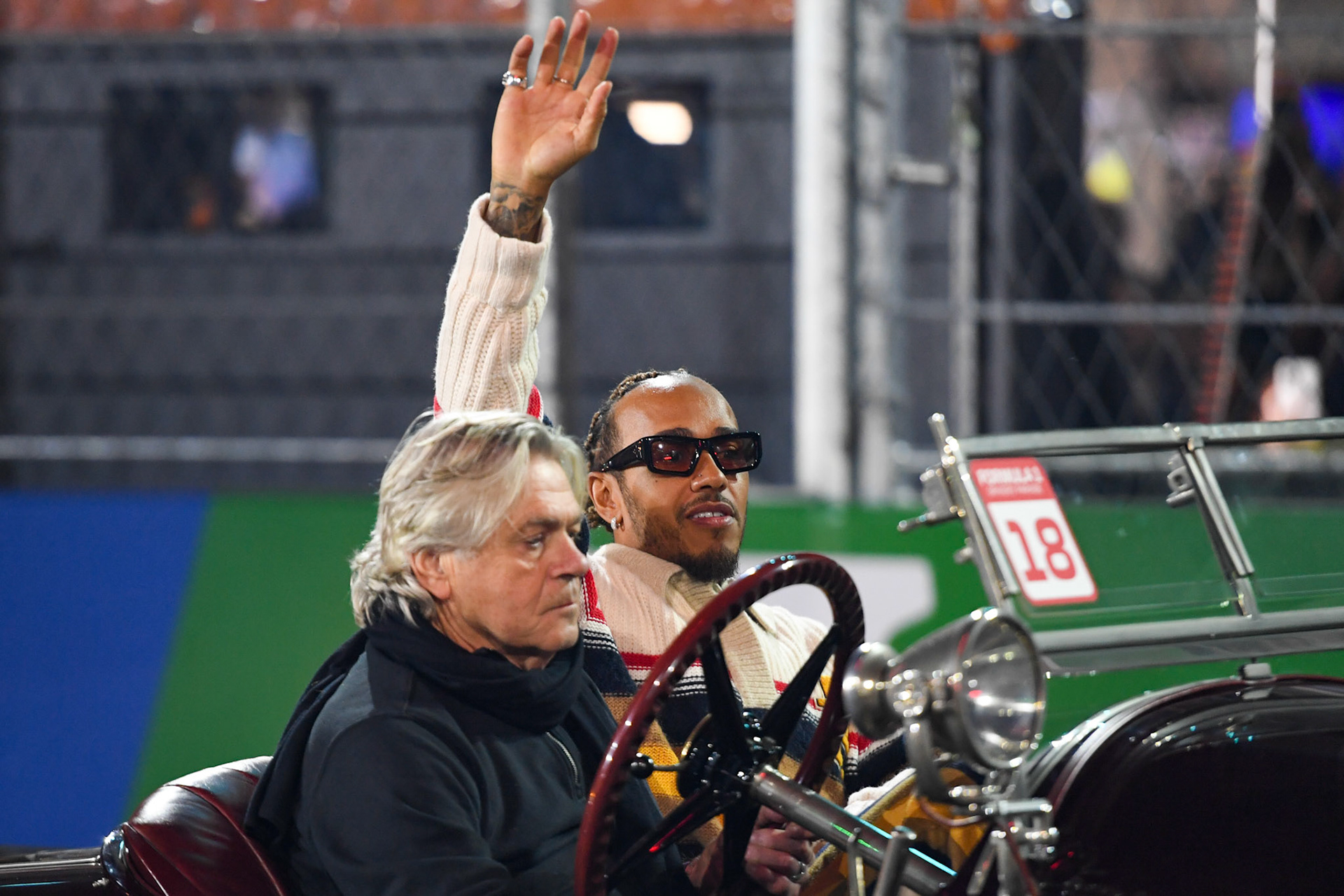 Lewis Hamilton (GBR) Mercedes AMG F1 Team; Formel 1 GP USA Las Vegas. Sonntag 19.11.2023