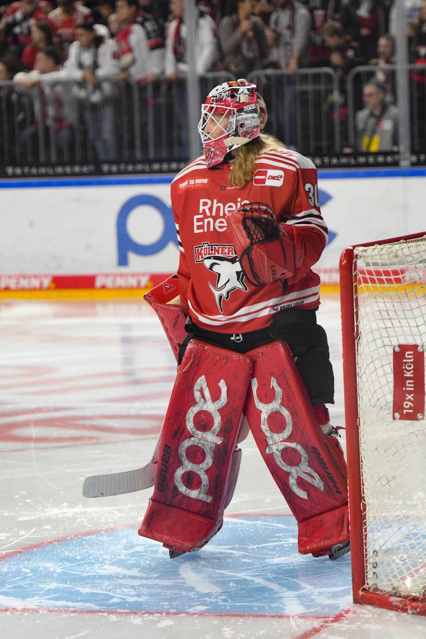 Mirko Pantkowski; DEL Kölner Haie - Adler Mannheim, 17.03.2023