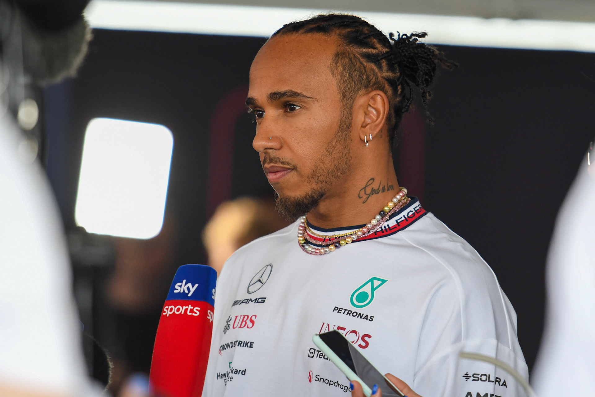 Lewis Hamilton (GBR) Mercedes AMG F1 Team; Formel 1 GP Barcelona. Donnerstag 01.06.2023