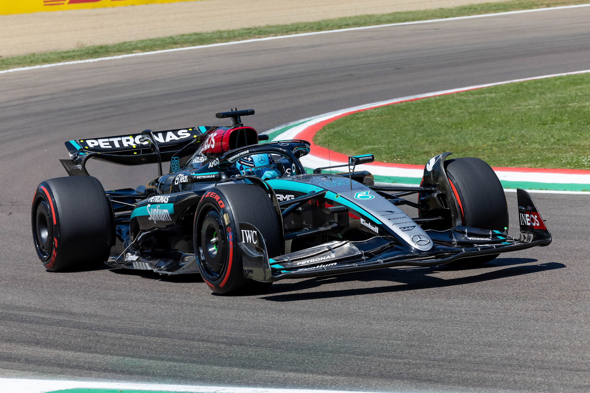 George Russell #63, Mercedes-AMG Petronas F1 Team; F1 GP Imola / Italien Samstag, 18.05.2024