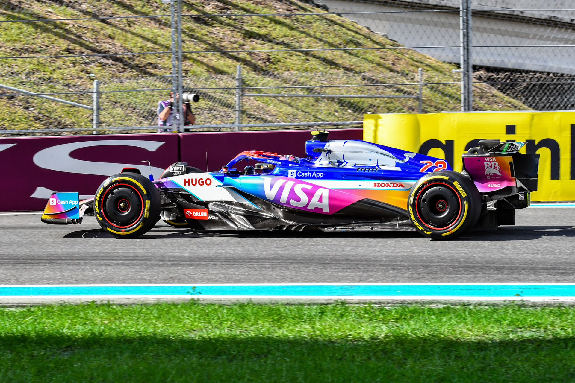 Yuki Tsunoda #22, Visa Cash App RB Formula One Team; Formel 1 GP Miami / USA. 05.05.2024