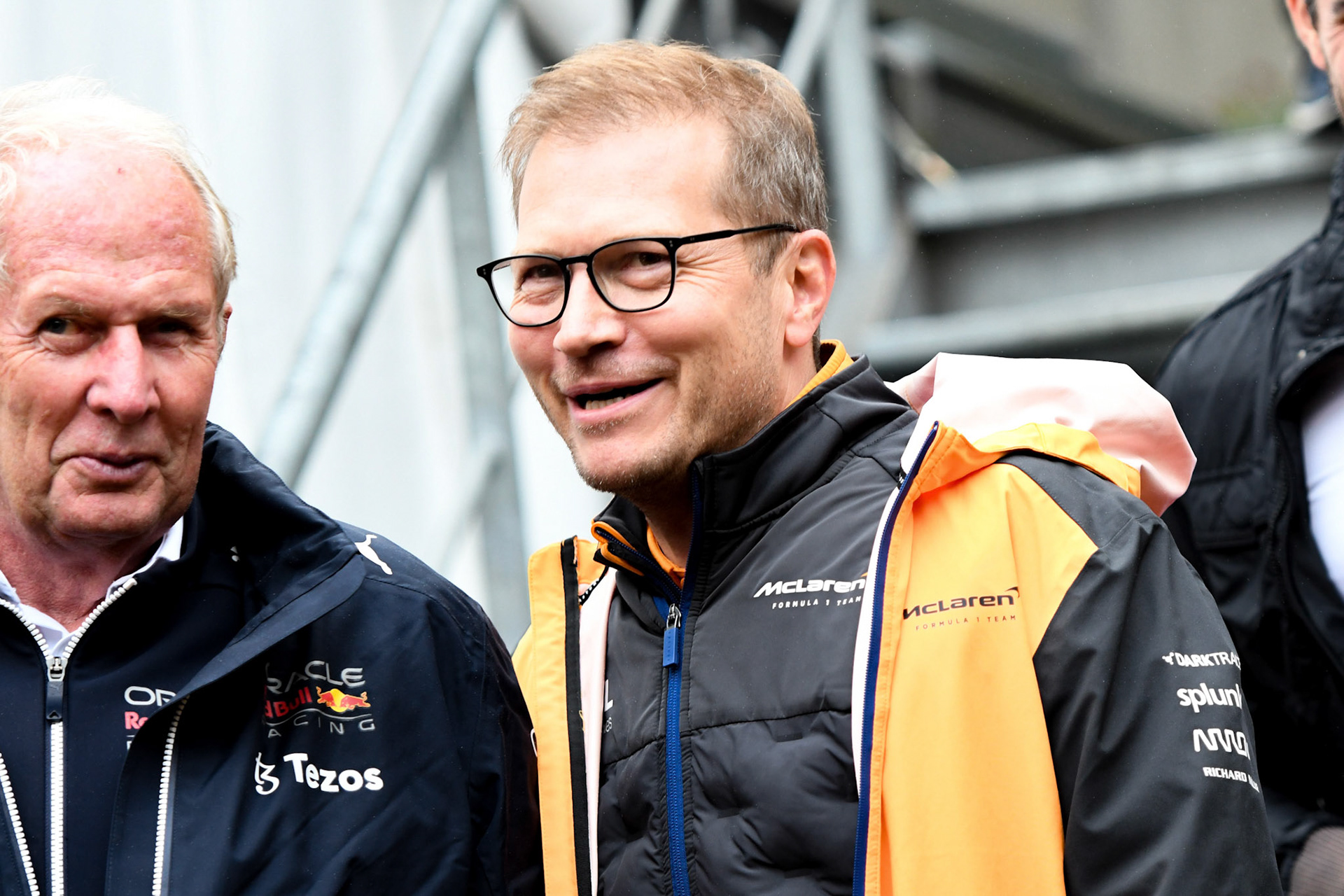 Andreas Seidl , Dr. Helmut Marko McLaren, Red Bull; Formel 1 GP Belgien. Freitag, 26.08.2022