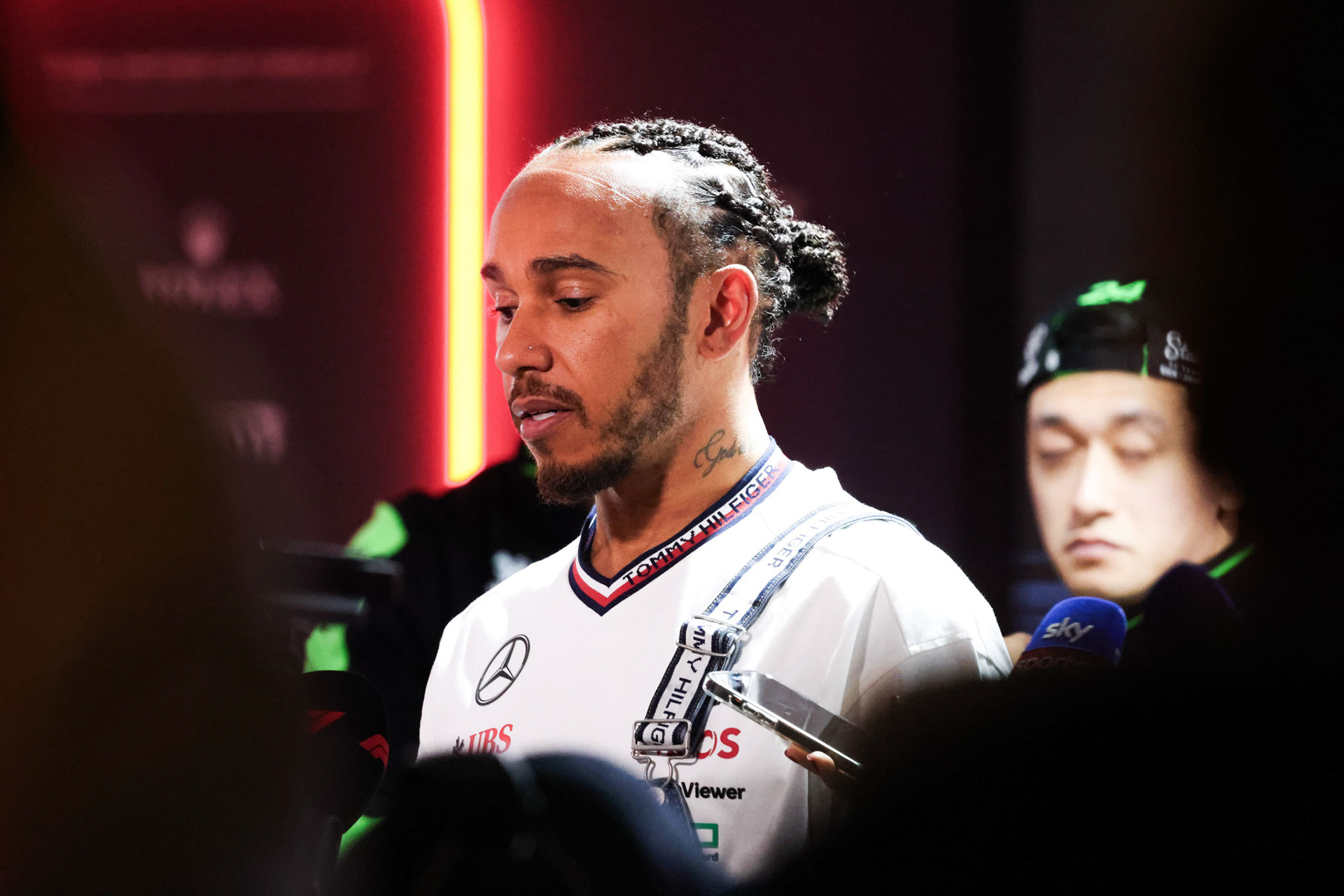 Lewis Hamilton #44, Mercedes-AMG Petronas F1 Team; Formel 1 GP Bahrain. Freitag 01.03.2024